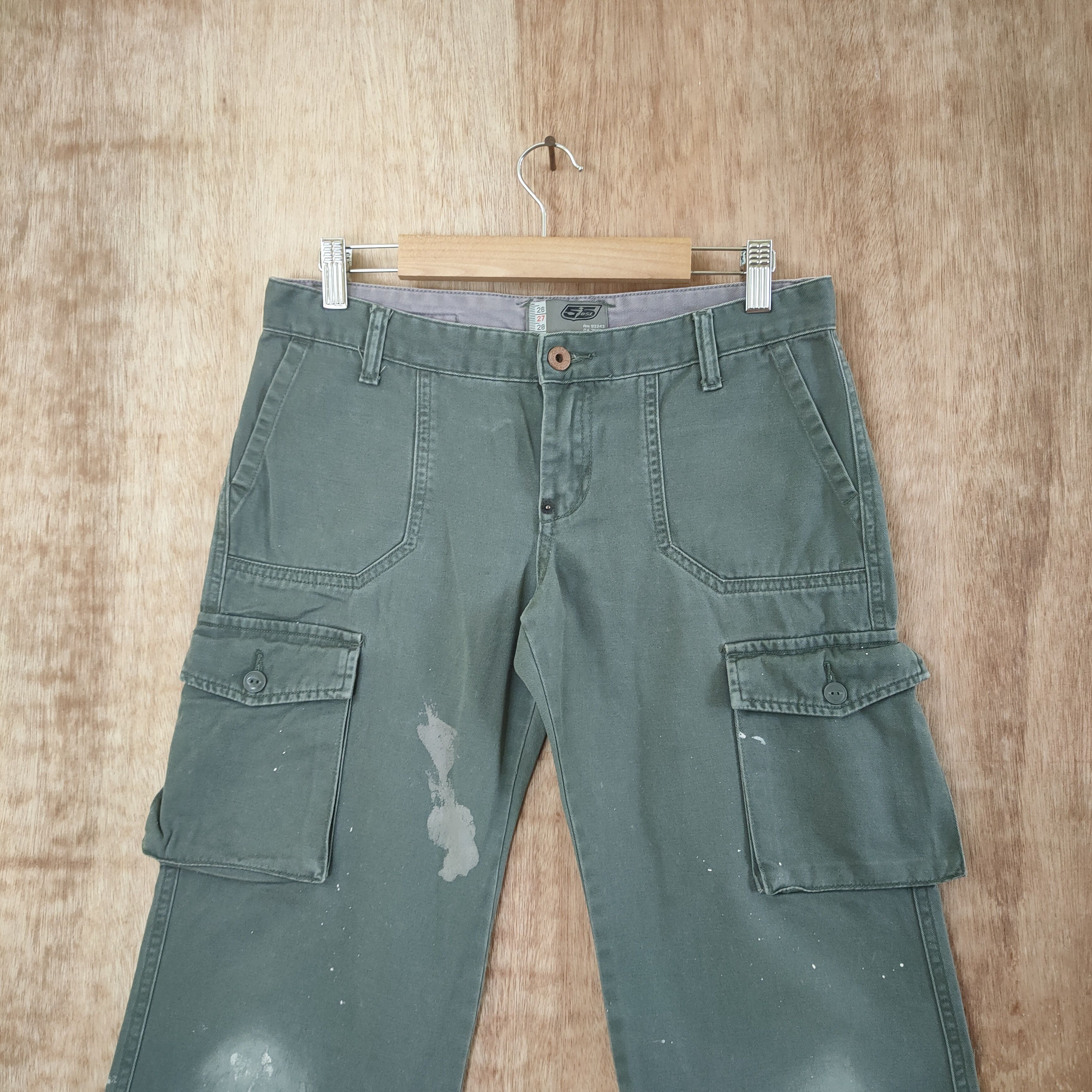 Japanese Brand VINTAGE 55 PAINT CARGO PANTS Size US 28 / EU 44 - 2 Thumbnail