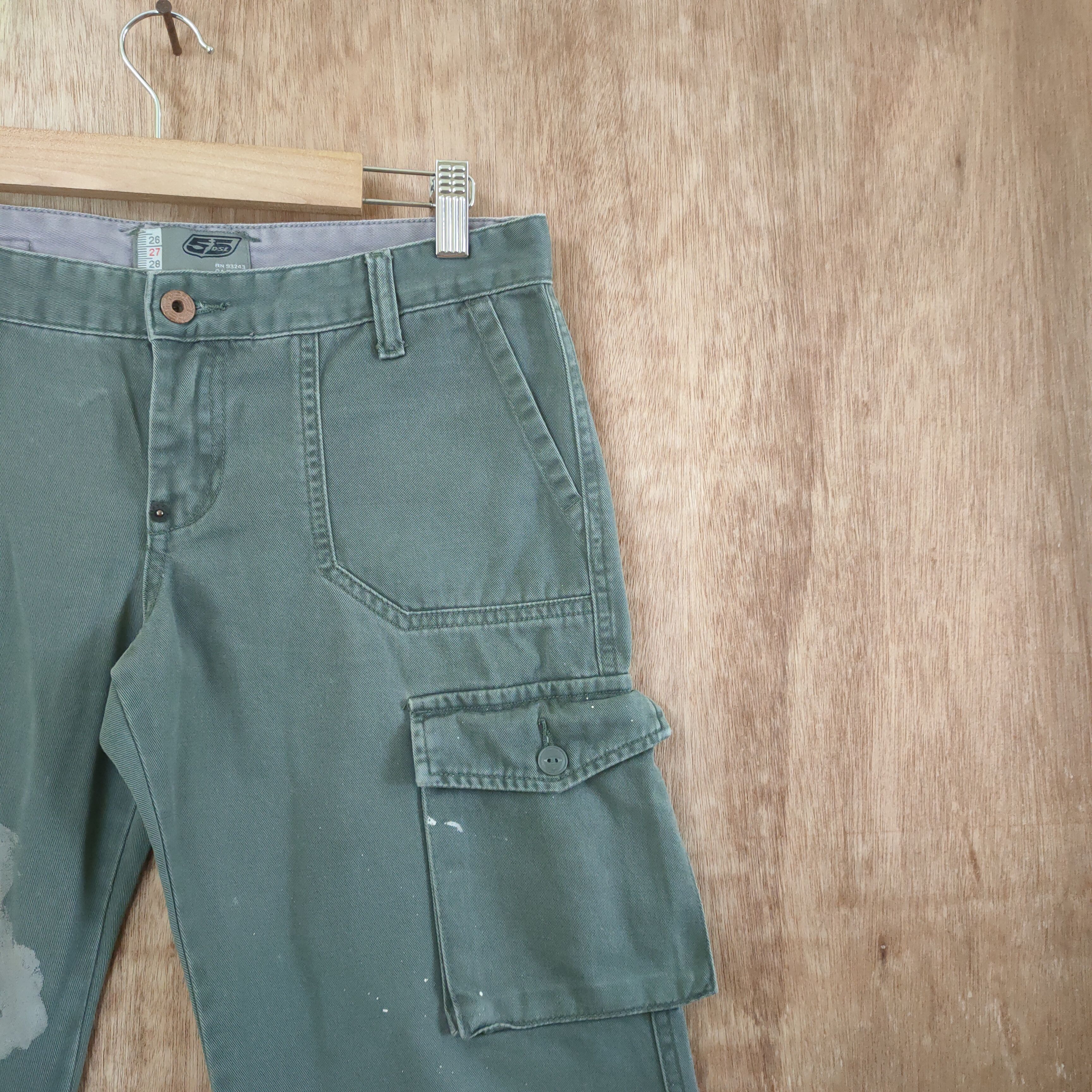 Japanese Brand VINTAGE 55 PAINT CARGO PANTS Size US 28 / EU 44 - 5 Thumbnail