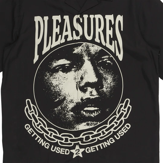 Pleasures Used Button Down Shirt Size US M / EU 48-50 / 2 - 2 Thumbnail