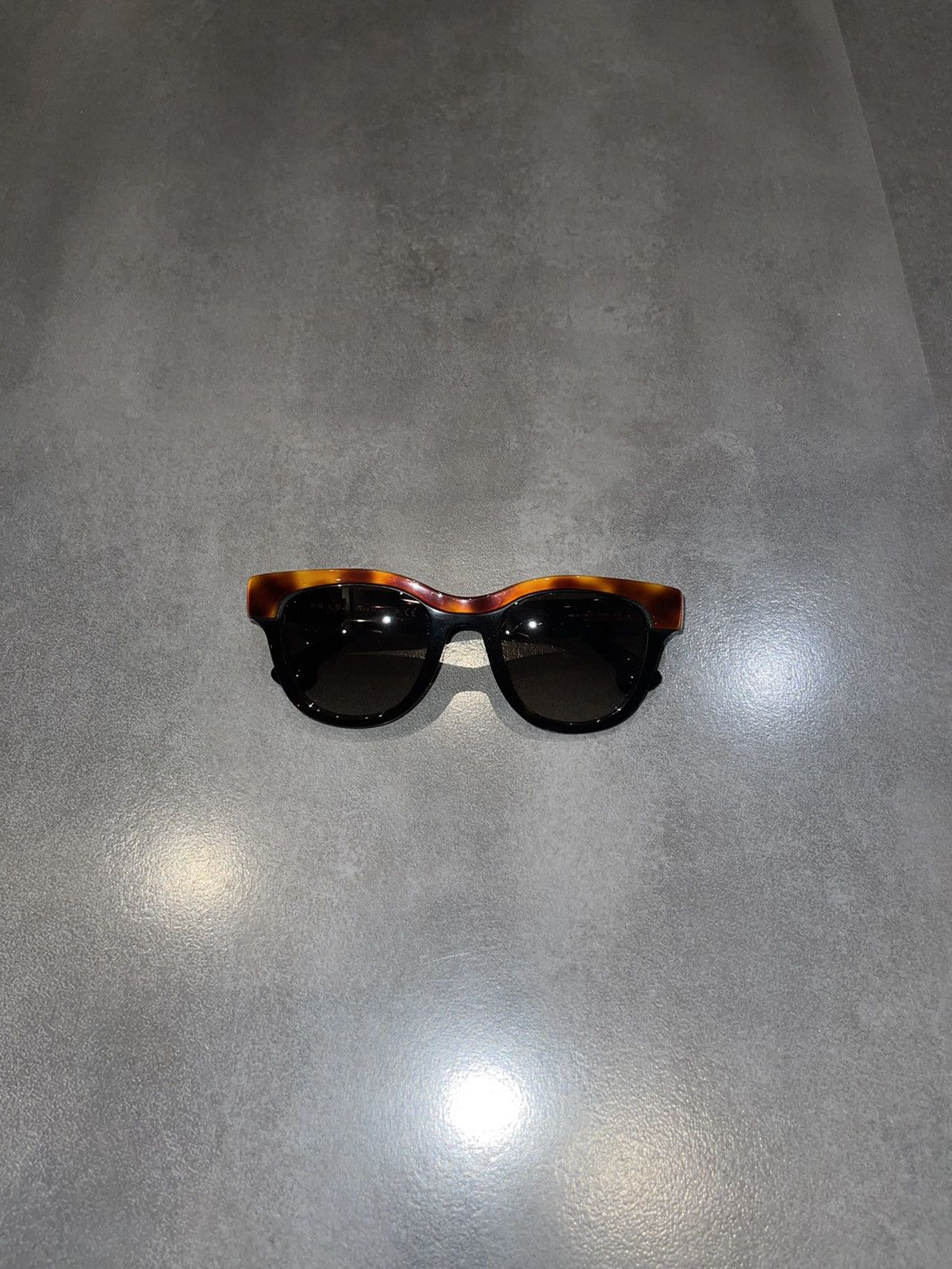 Prada Prada SPR27P MA4-1X1 Tiger Black Sunglasses Size ONE SIZE - 4 Thumbnail