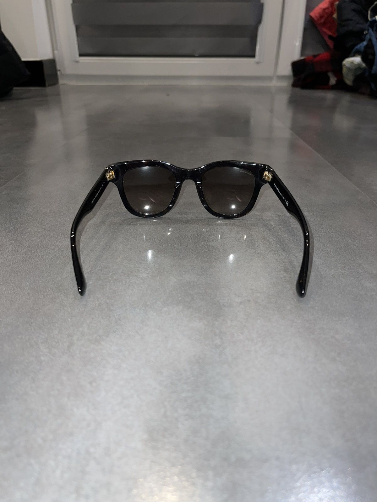 Prada Prada SPR27P MA4-1X1 Tiger Black Sunglasses Size ONE SIZE - 8 Thumbnail