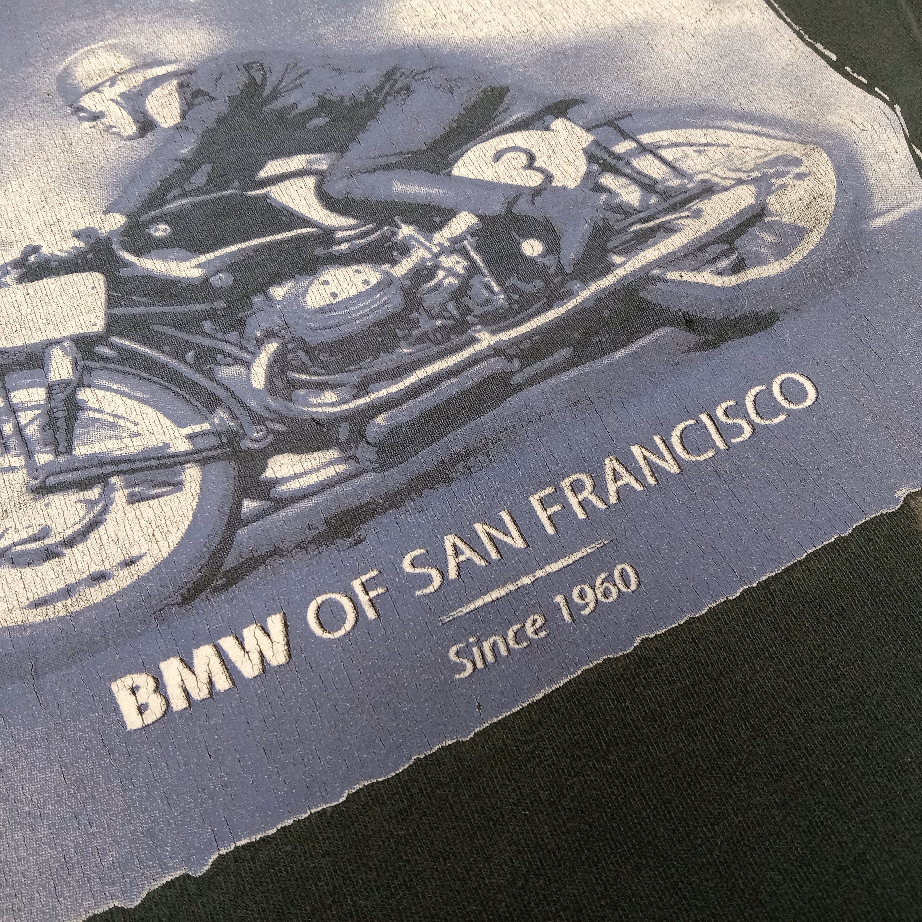 BMW × Vintage BMW Of San Francisco Motorsport Long Sleeve Tshirt Size US XXL / EU 58 / 5 - 3 Thumbnail