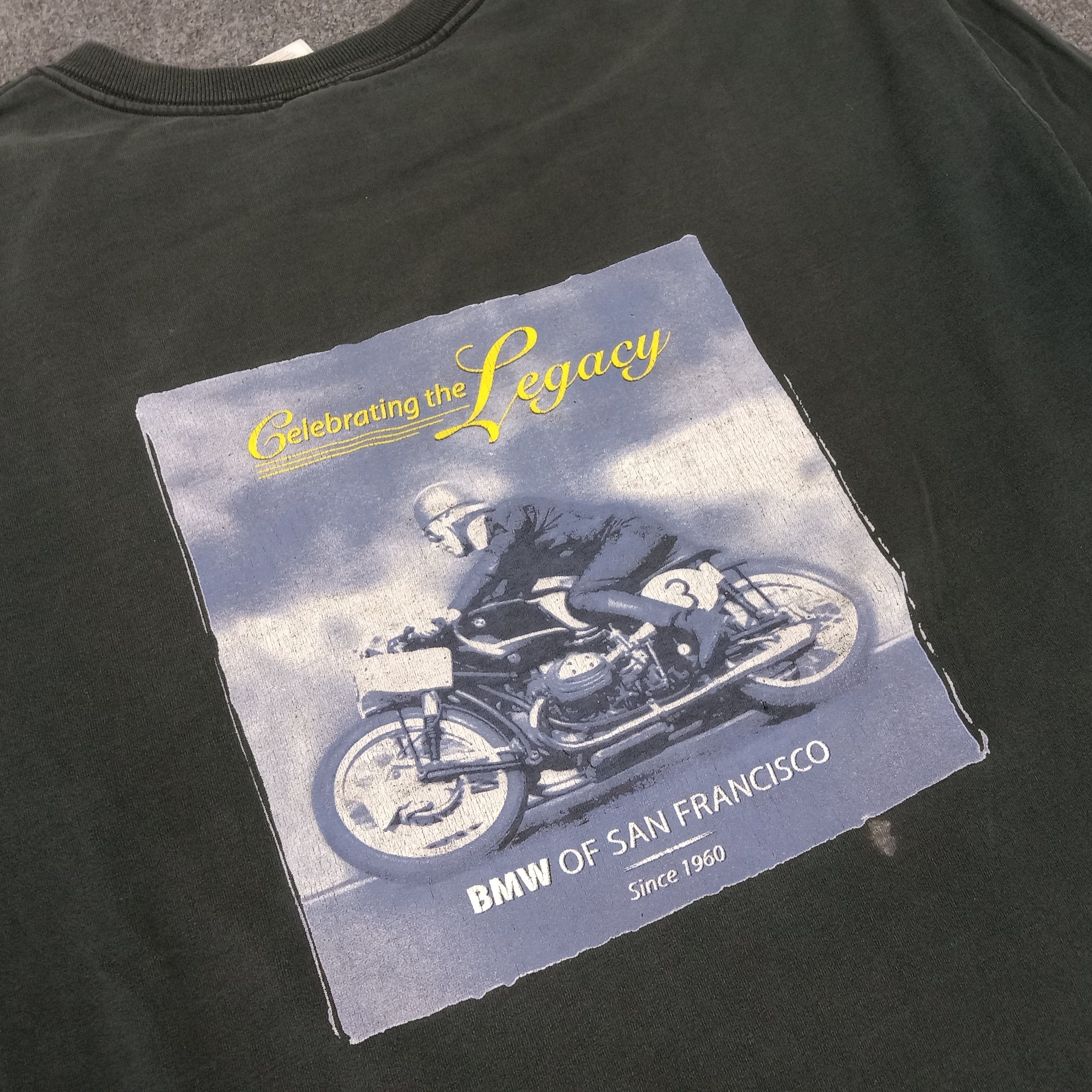 BMW × Vintage BMW Of San Francisco Motorsport Long Sleeve Tshirt Size US XXL / EU 58 / 5 - 2 Thumbnail