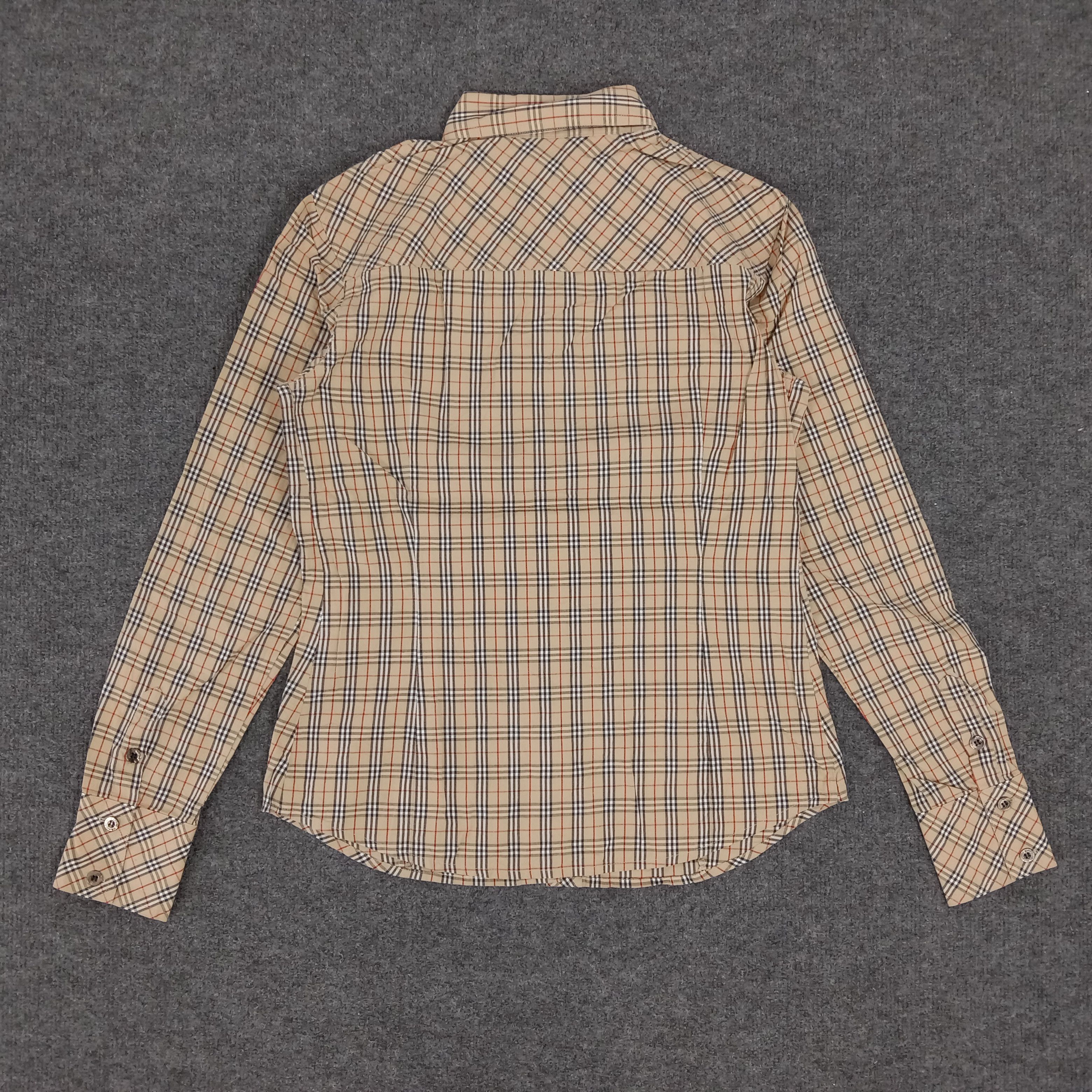 Burberry × Vintage Burberry Blue Label Nova Check Shirt Button Up Size US S / EU 44-46 / 1 - 3 Thumbnail