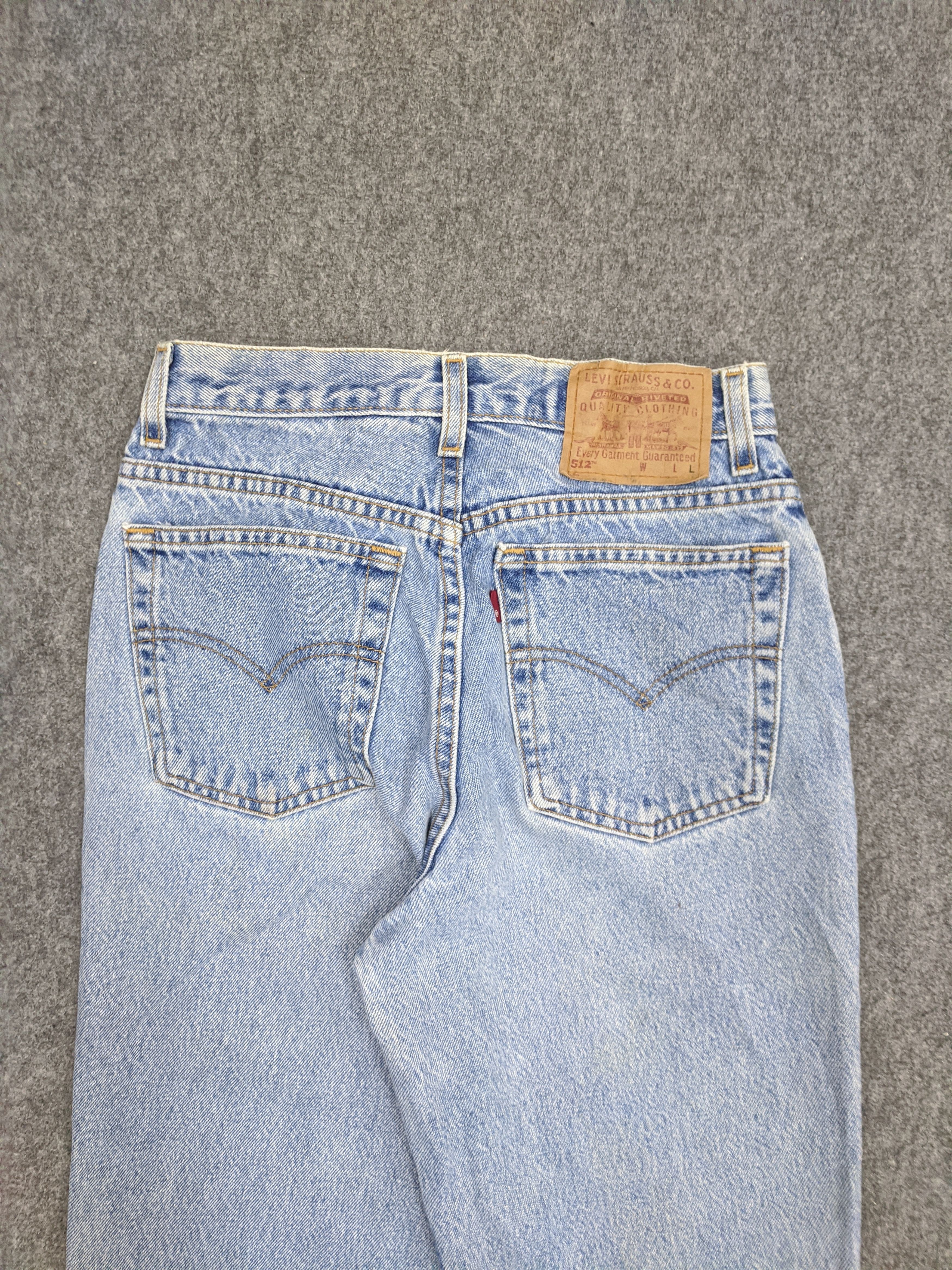 Levi's Vintage 90s Levis 512 Jeans Lightwash DP0897 Size US 28 / EU 44 - 4 Thumbnail