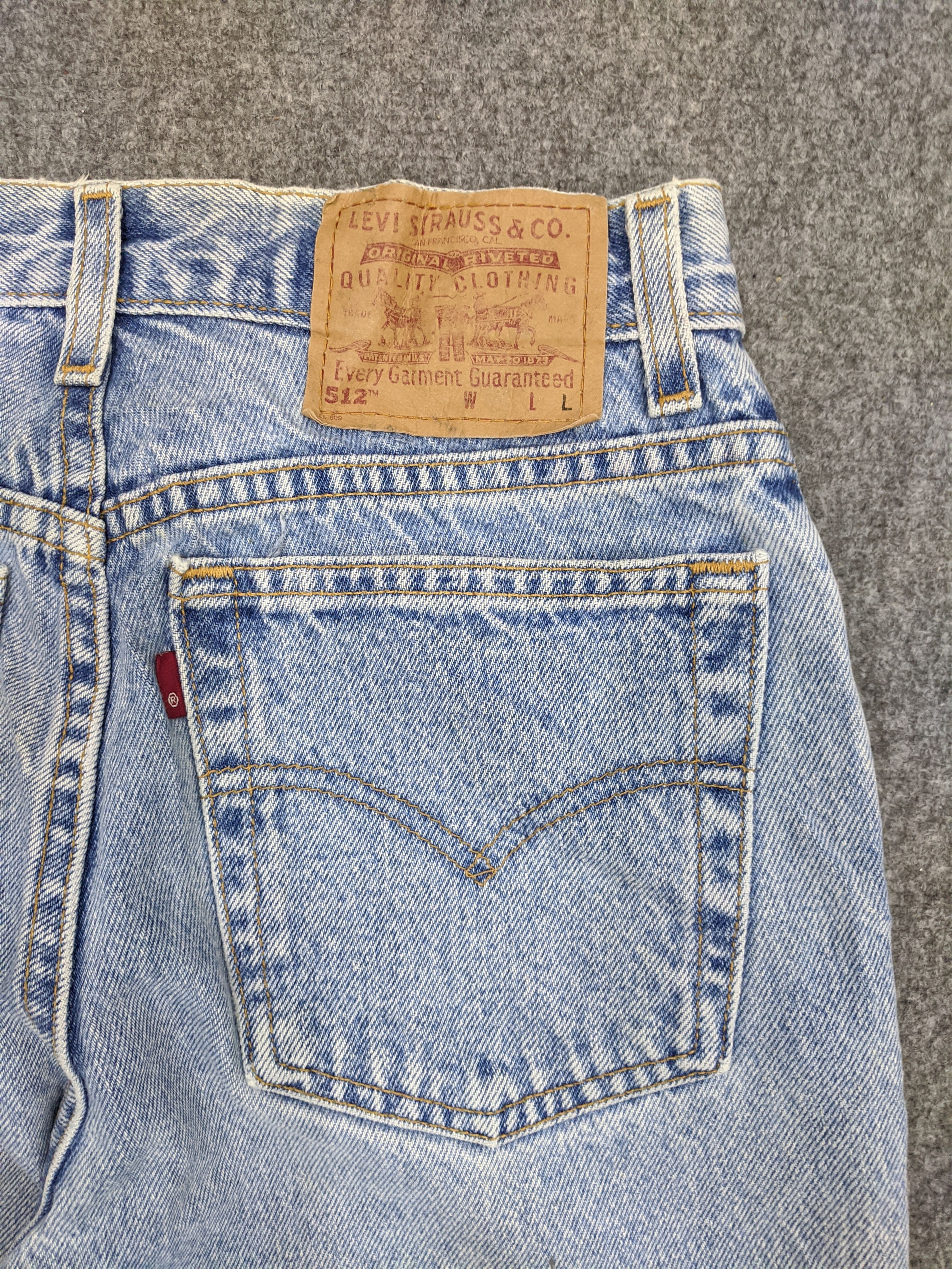 Levi's Vintage 90s Levis 512 Jeans Lightwash DP0897 Size US 28 / EU 44 - 10 Thumbnail