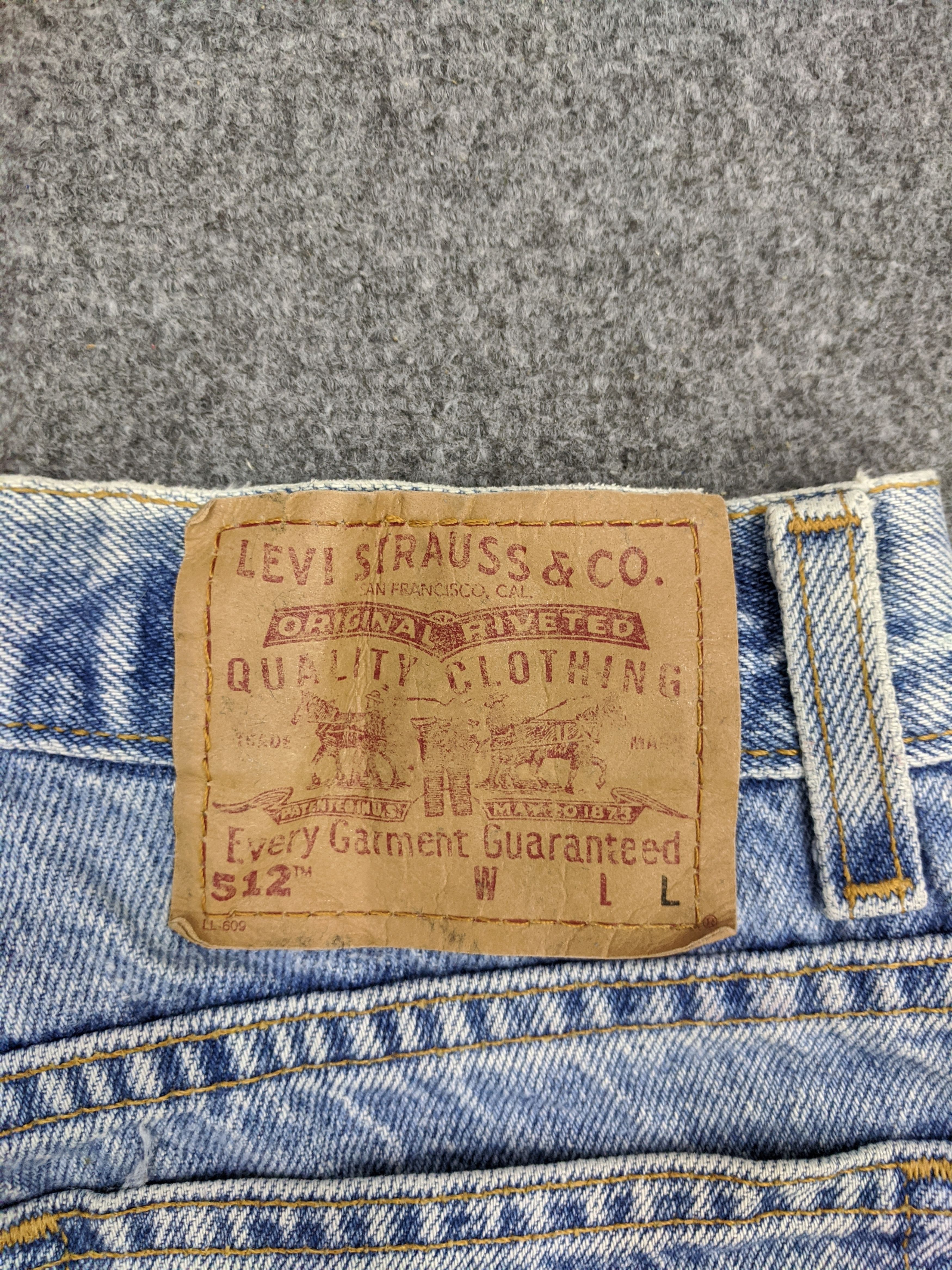 Levi's Vintage 90s Levis 512 Jeans Lightwash DP0897 Size US 28 / EU 44 - 12 Thumbnail