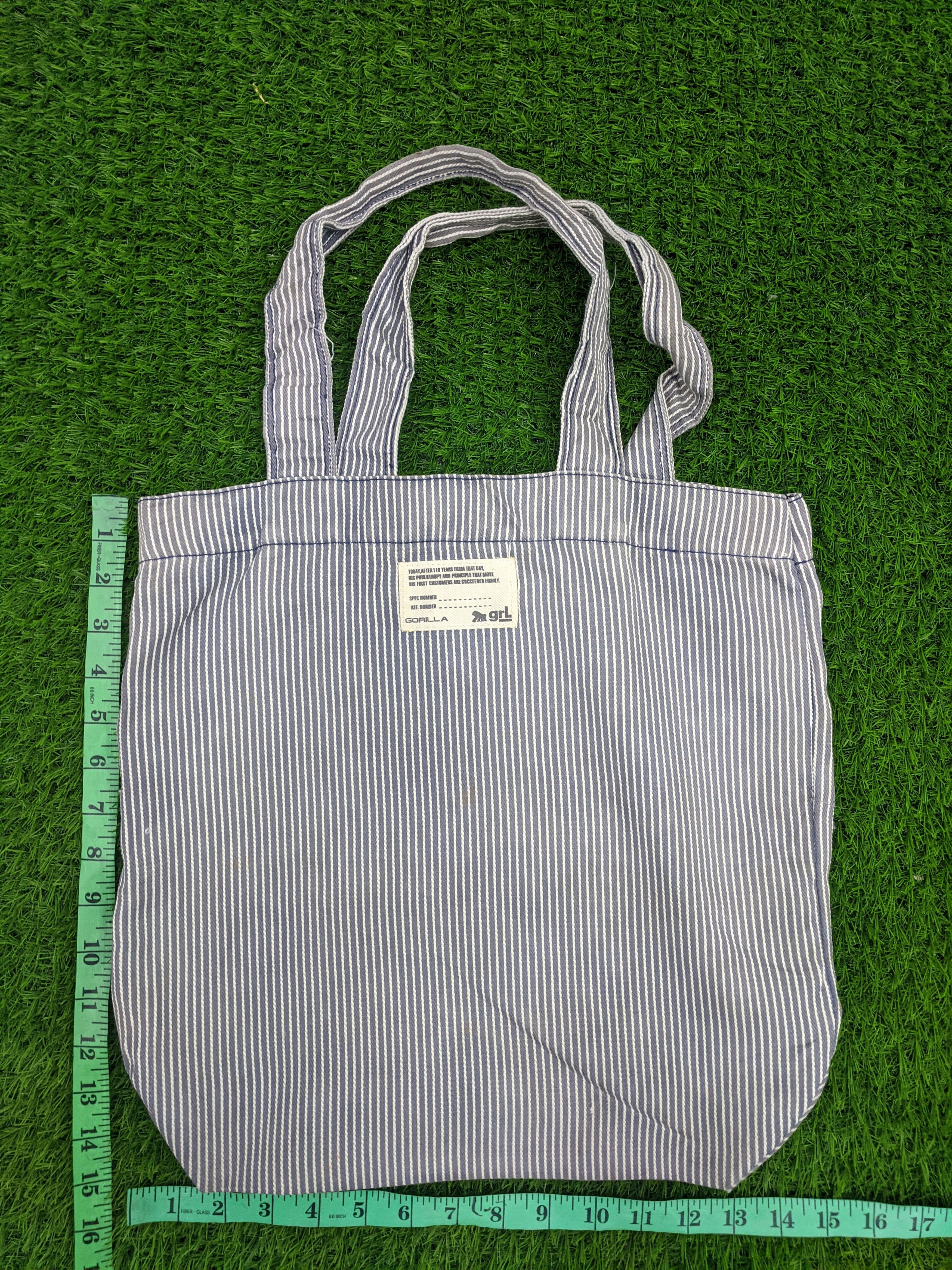 Japanese Brand Japanese Style Dunggaree Design Tote Bag Size ONE SIZE - 4 Thumbnail