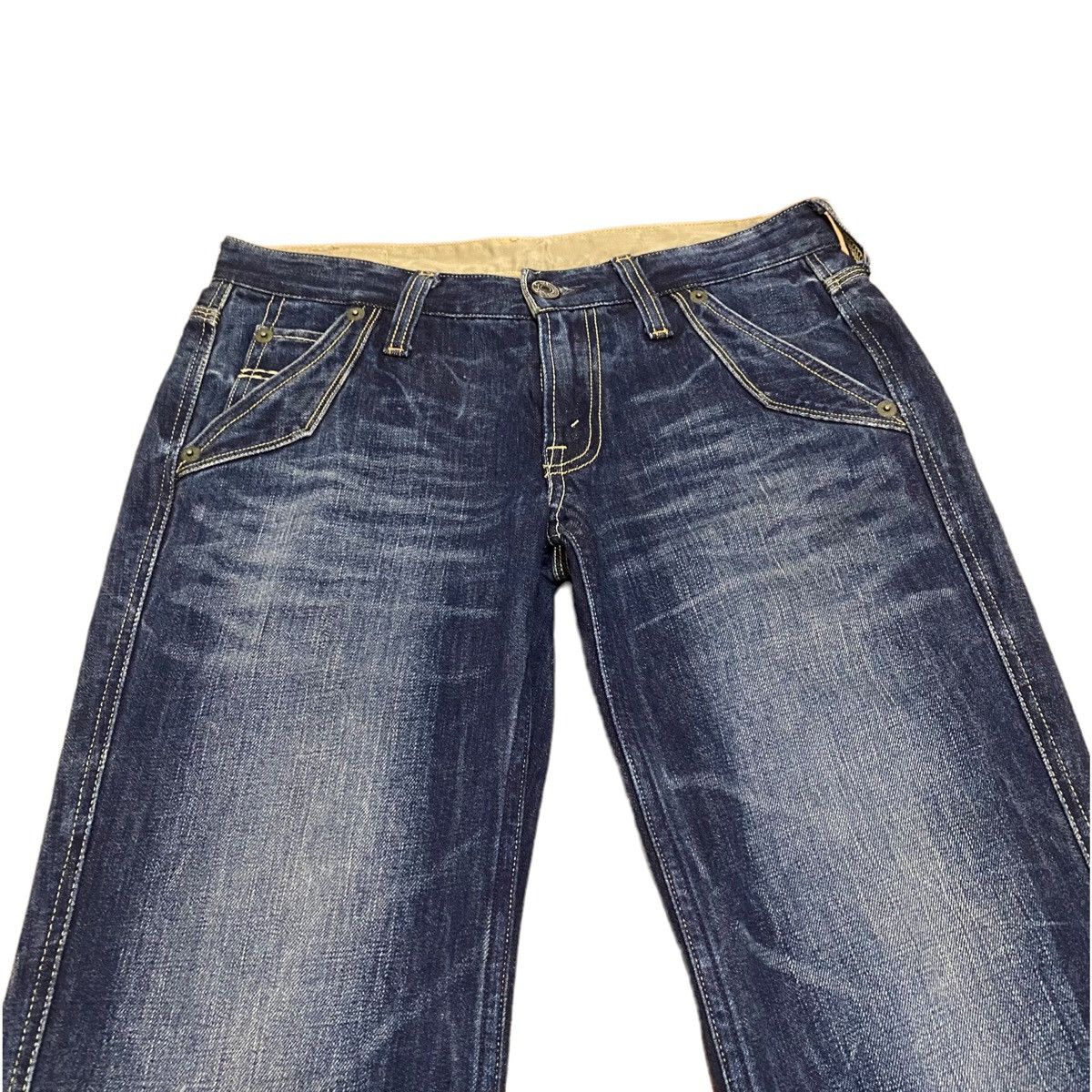 Levi's × Levi's Vintage Clothing × Vintage Steals🔥Vintage Levis Buckle Back Flare Bootcut Jeans Size 32" / US 10 / IT 46 - 3 Thumbnail