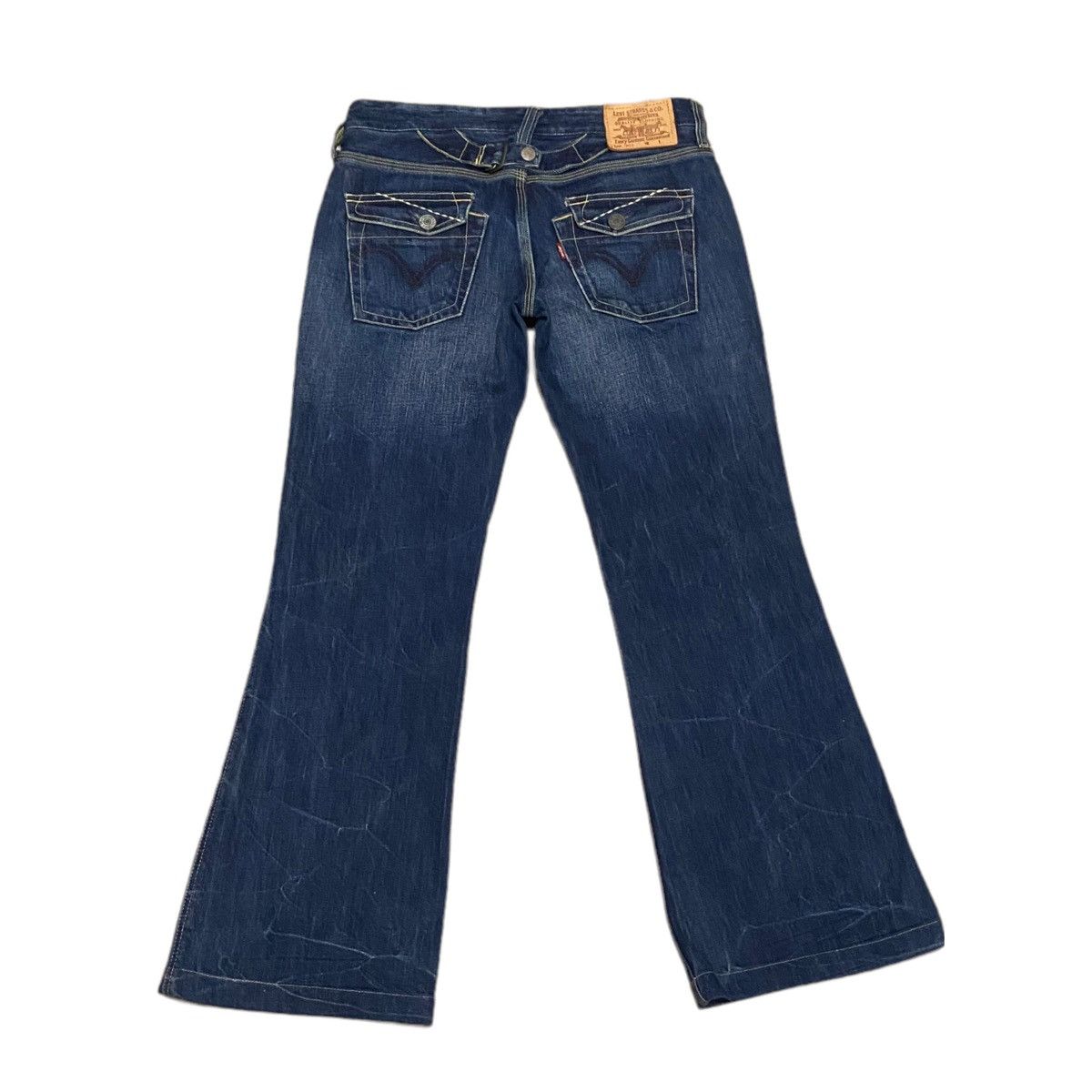 Levi's × Levi's Vintage Clothing × Vintage Steals🔥Vintage Levis Buckle Back Flare Bootcut Jeans Size 32" / US 10 / IT 46 - 1 Thumbnail