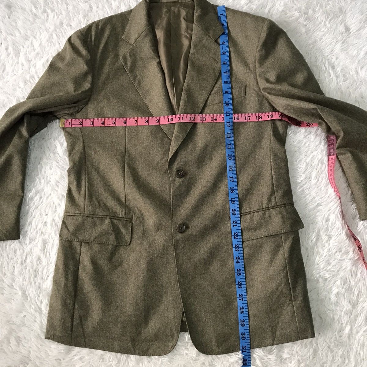 Cerruti 1881 🔥Rare🔥 Lanificio f.lli cerruti jacket made in Japan Size US M / EU 48-50 / 2 - 17 Thumbnail