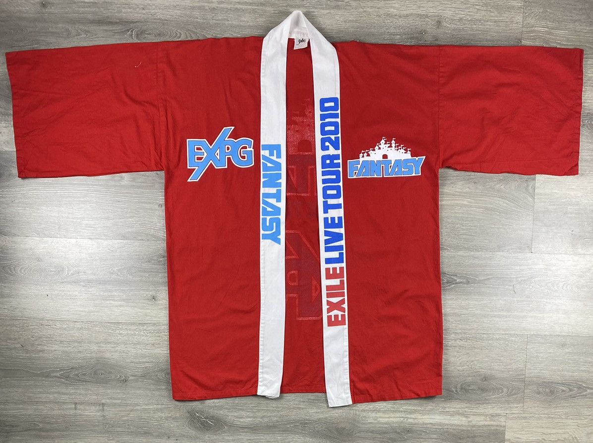 Band Tees Fantasy Exile Live Tour 2010 Kimono Cardigan Size US XL / EU 56 / 4 - 1 Thumbnail