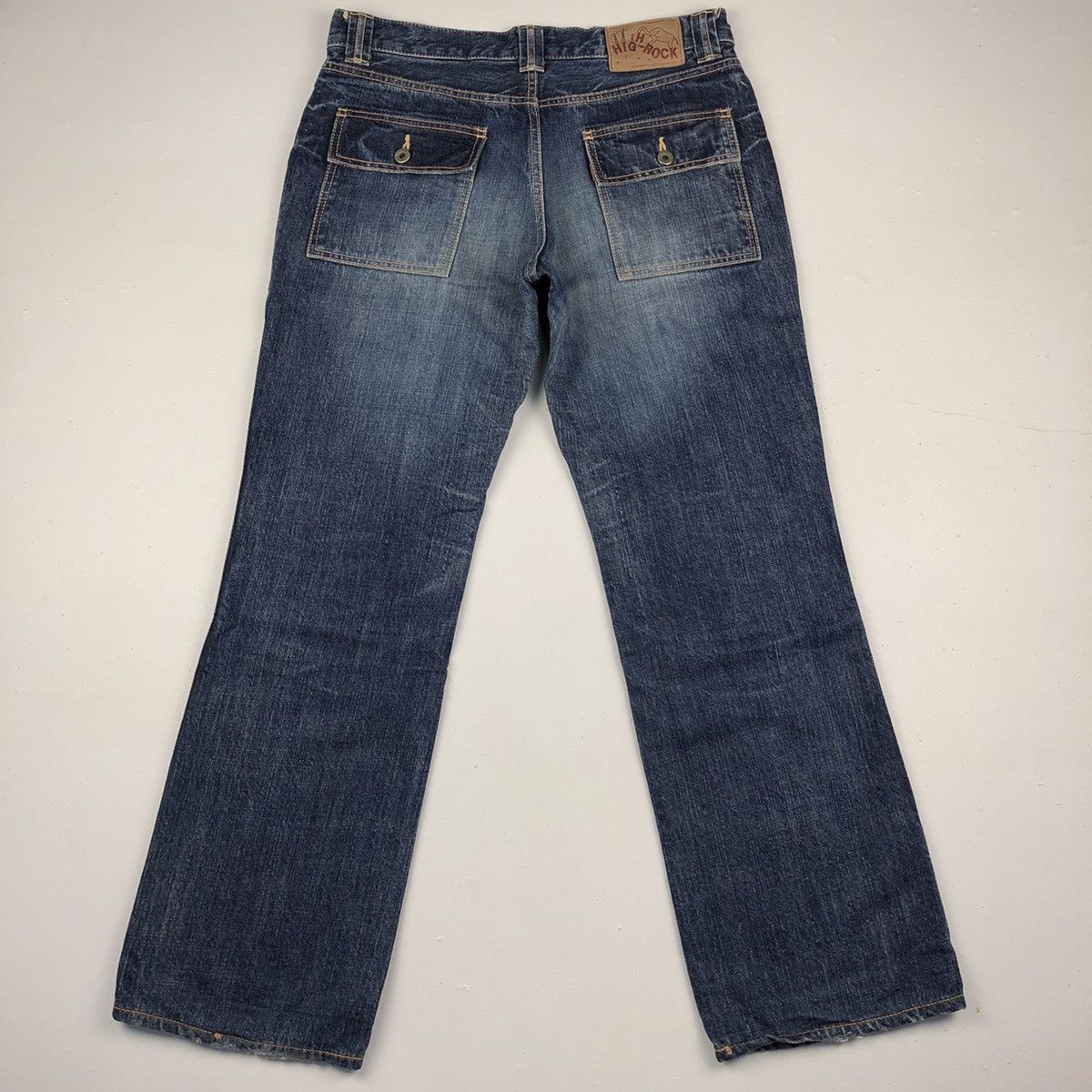 Japanese Brand × KOJIMA GENES × Vintage Vintage bush pants made in kojima faded blue jeans Size US 33 - 8 Thumbnail