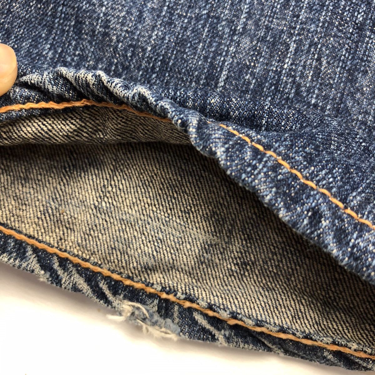 Japanese Brand × KOJIMA GENES × Vintage Vintage bush pants made in kojima faded blue jeans Size US 33 - 7 Thumbnail