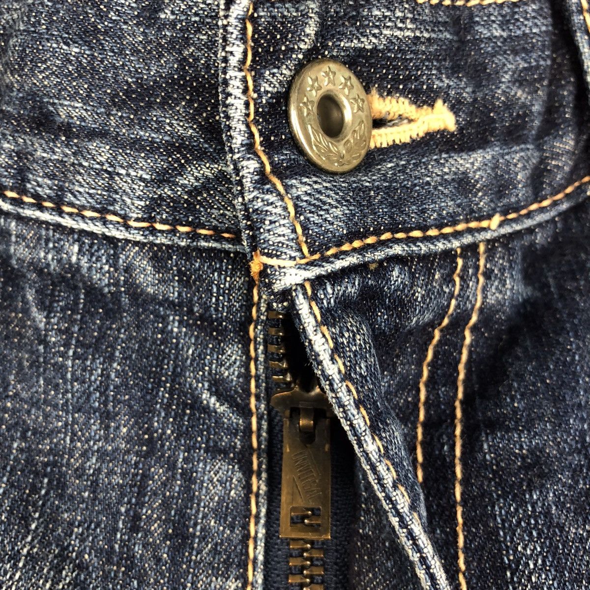 Japanese Brand × KOJIMA GENES × Vintage Vintage bush pants made in kojima faded blue jeans Size US 33 - 3 Thumbnail