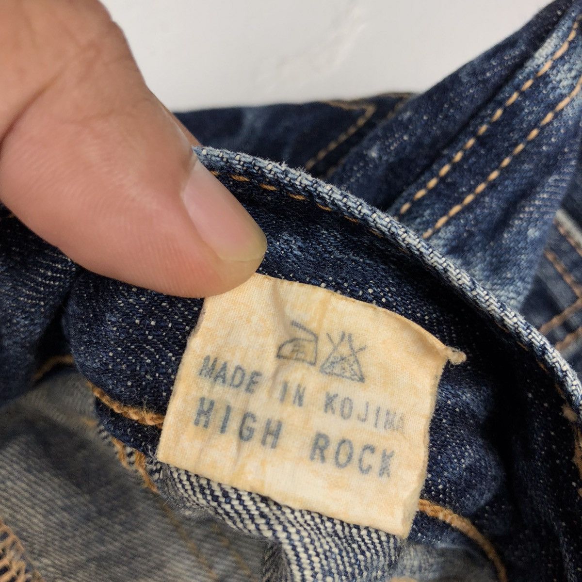 Japanese Brand × KOJIMA GENES × Vintage Vintage bush pants made in kojima faded blue jeans Size US 33 - 4 Thumbnail