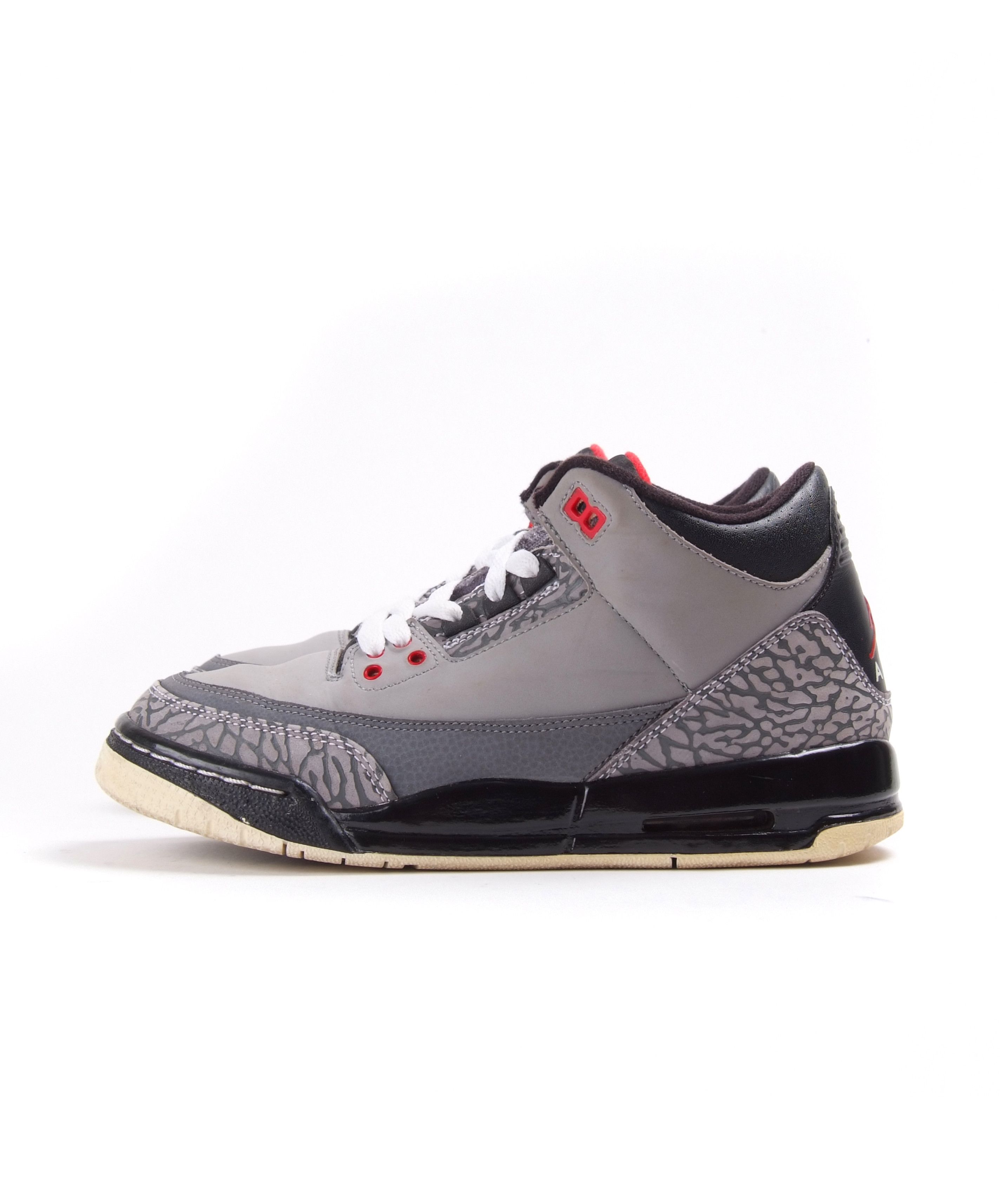 Jordan Brand Vintage AIR JORDAN 3 RETRO (GS) "STEALTH" Size US 7.5 / IT 37.5 - 2 Thumbnail