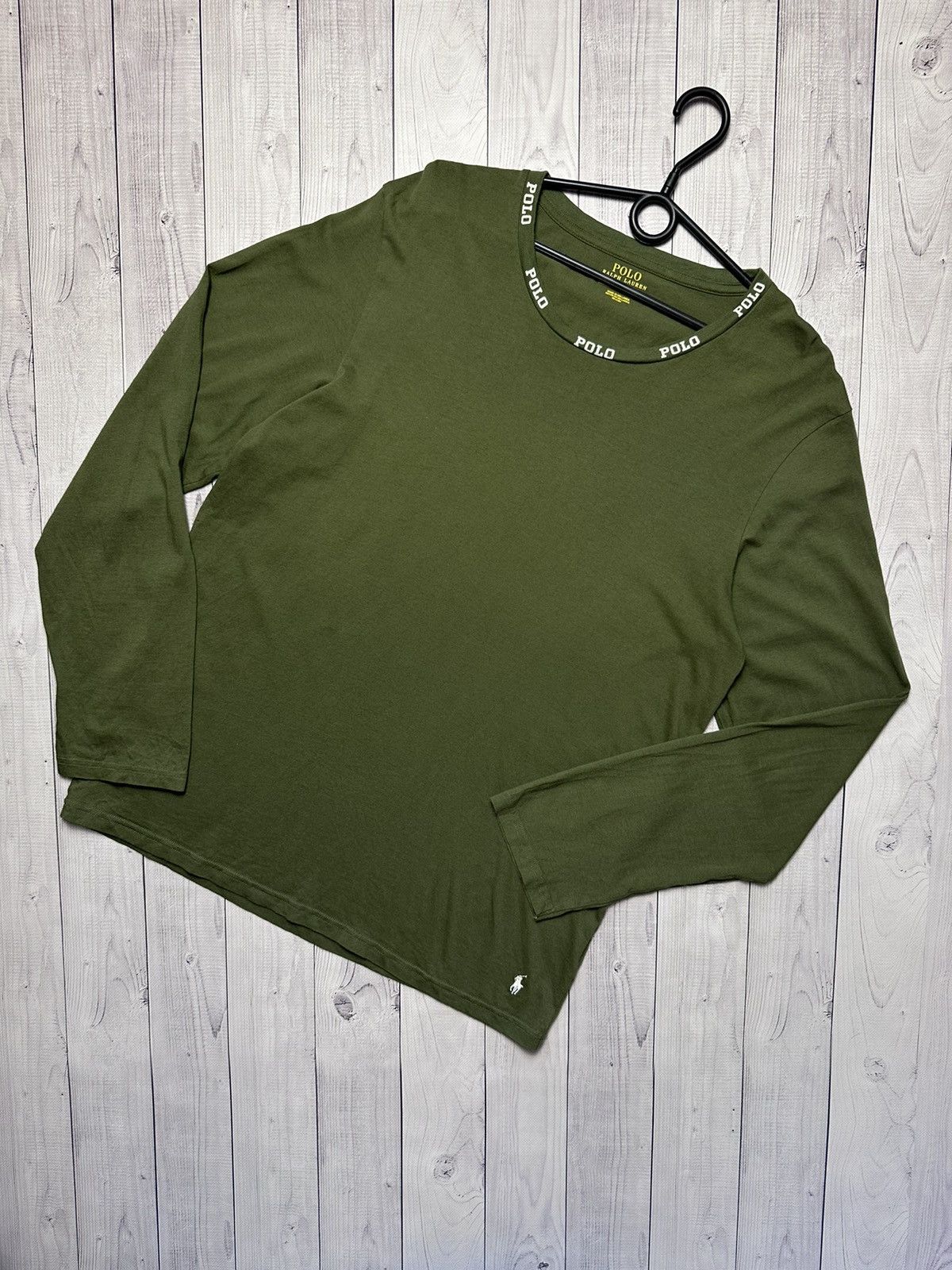 Vintage polo Ralph Lauren long sleeve size XL khaki