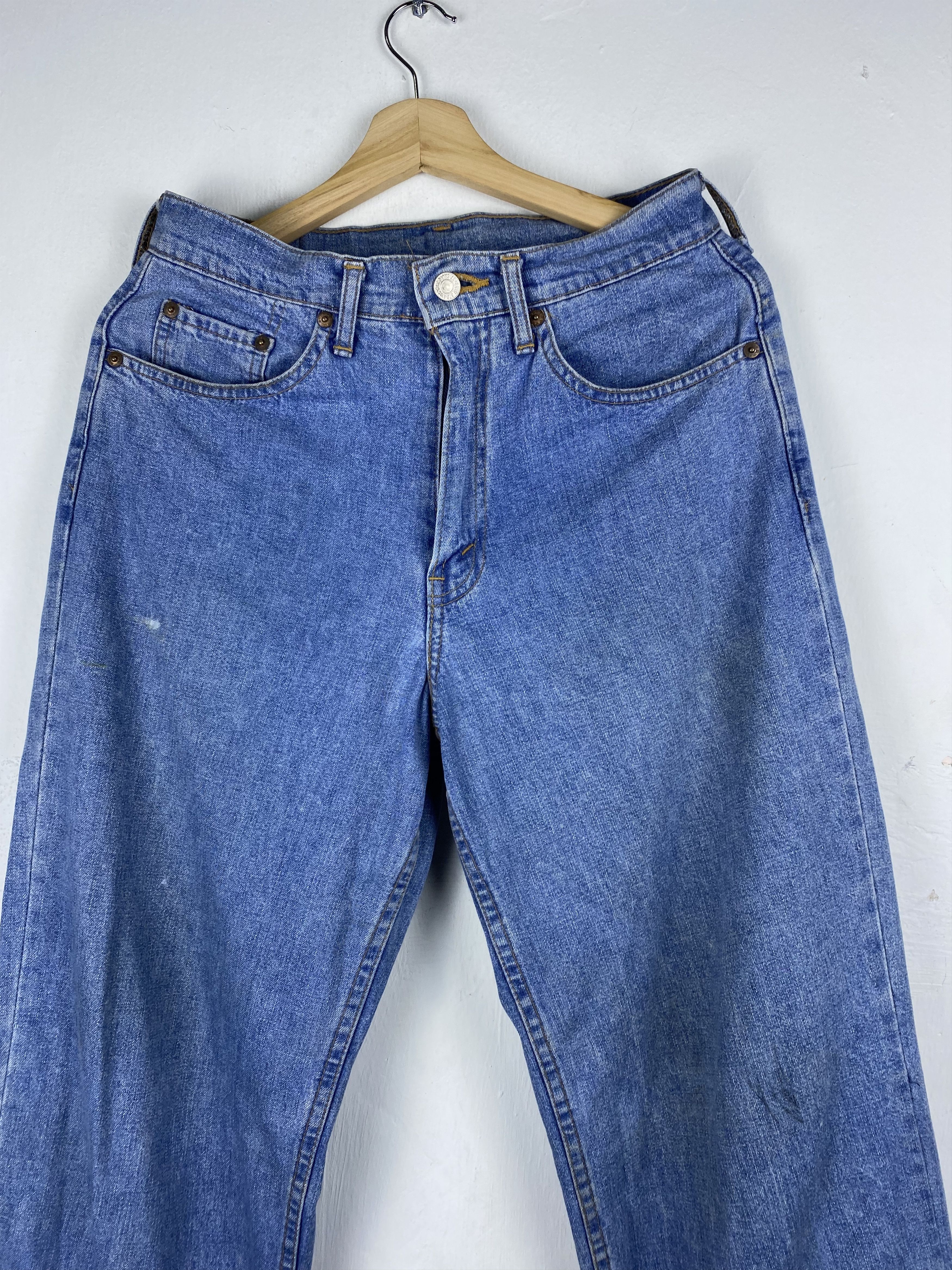 Levi's Vintage 90's Levis Single Pocket White Tab Buckle Back Denim Size US 30 / EU 46 - 3 Thumbnail