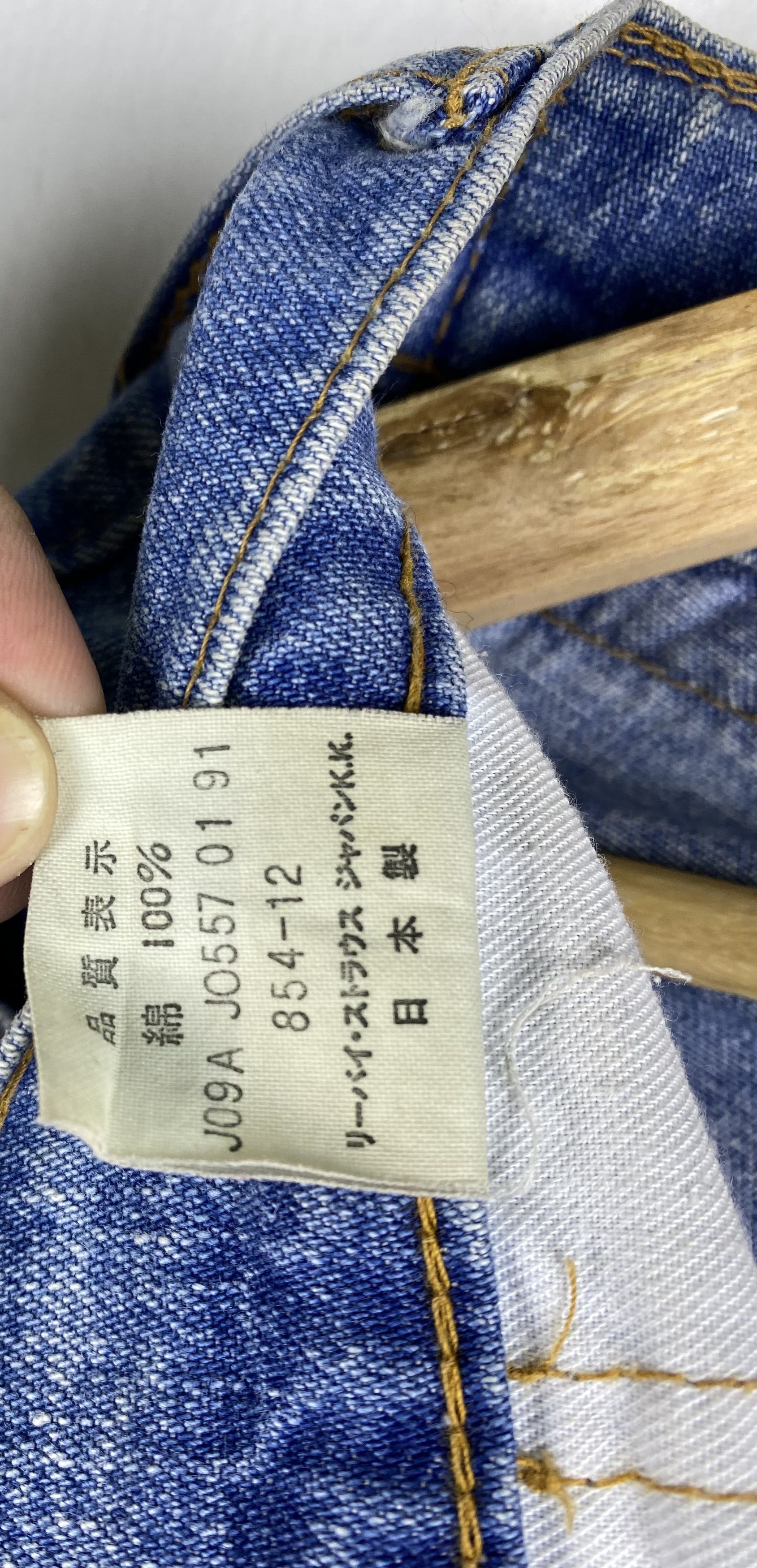 Levi's Vintage 90's Levis Single Pocket White Tab Buckle Back Denim Size US 30 / EU 46 - 5 Thumbnail
