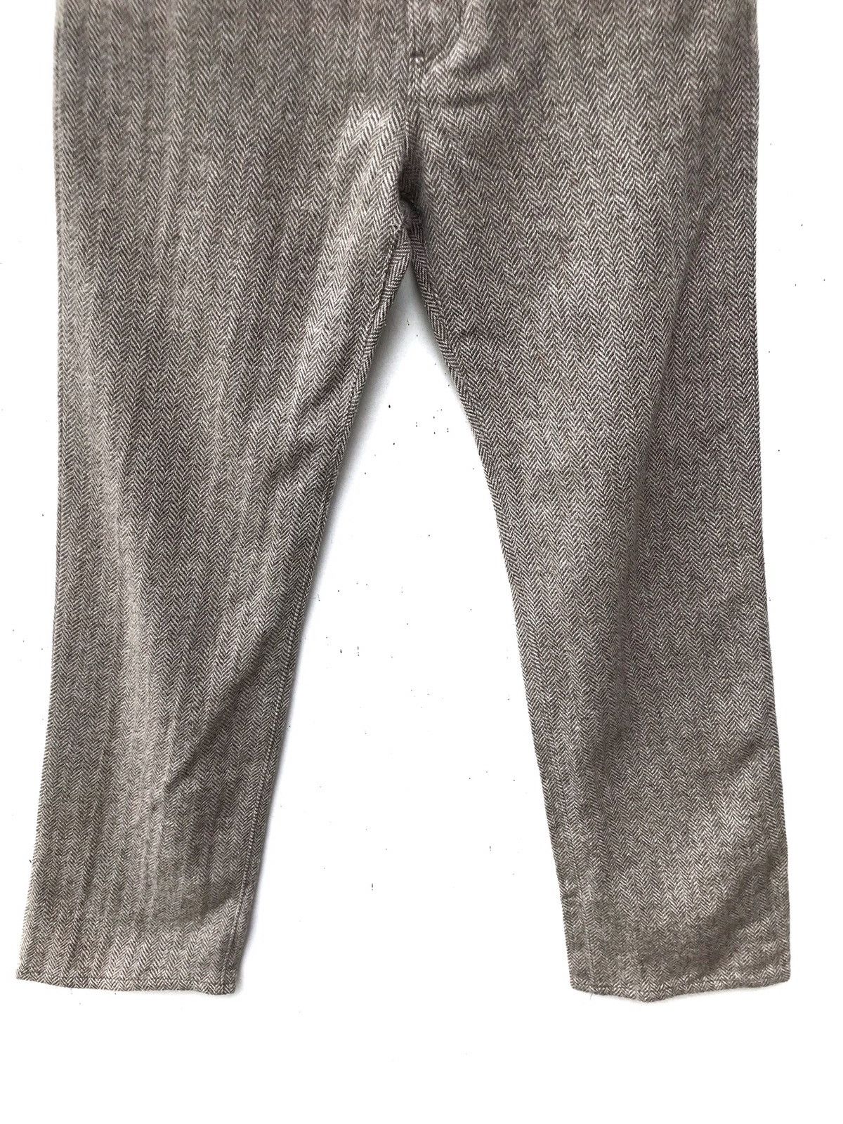 Japanese Brand Japanese Brand Do! Family Co.Ltd Wool Herringbone Pants Size US 28 / EU 44 - 6 Thumbnail