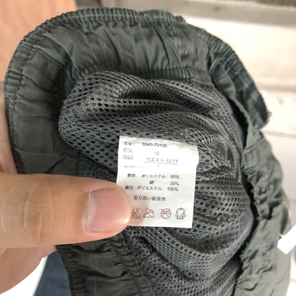 Japanese Brand DLL Piko L Grey Checkred track Cargo Multipocket Pants #1585 Size US 28 / EU 44 - 15 Thumbnail