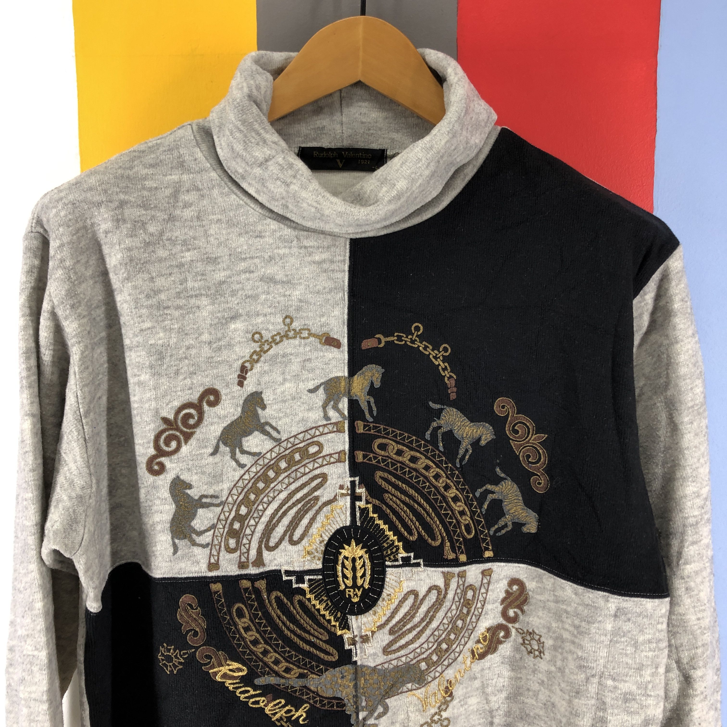 RUDOLPH VALENTINO Turtle Neck Sweatshirt #0848/AE