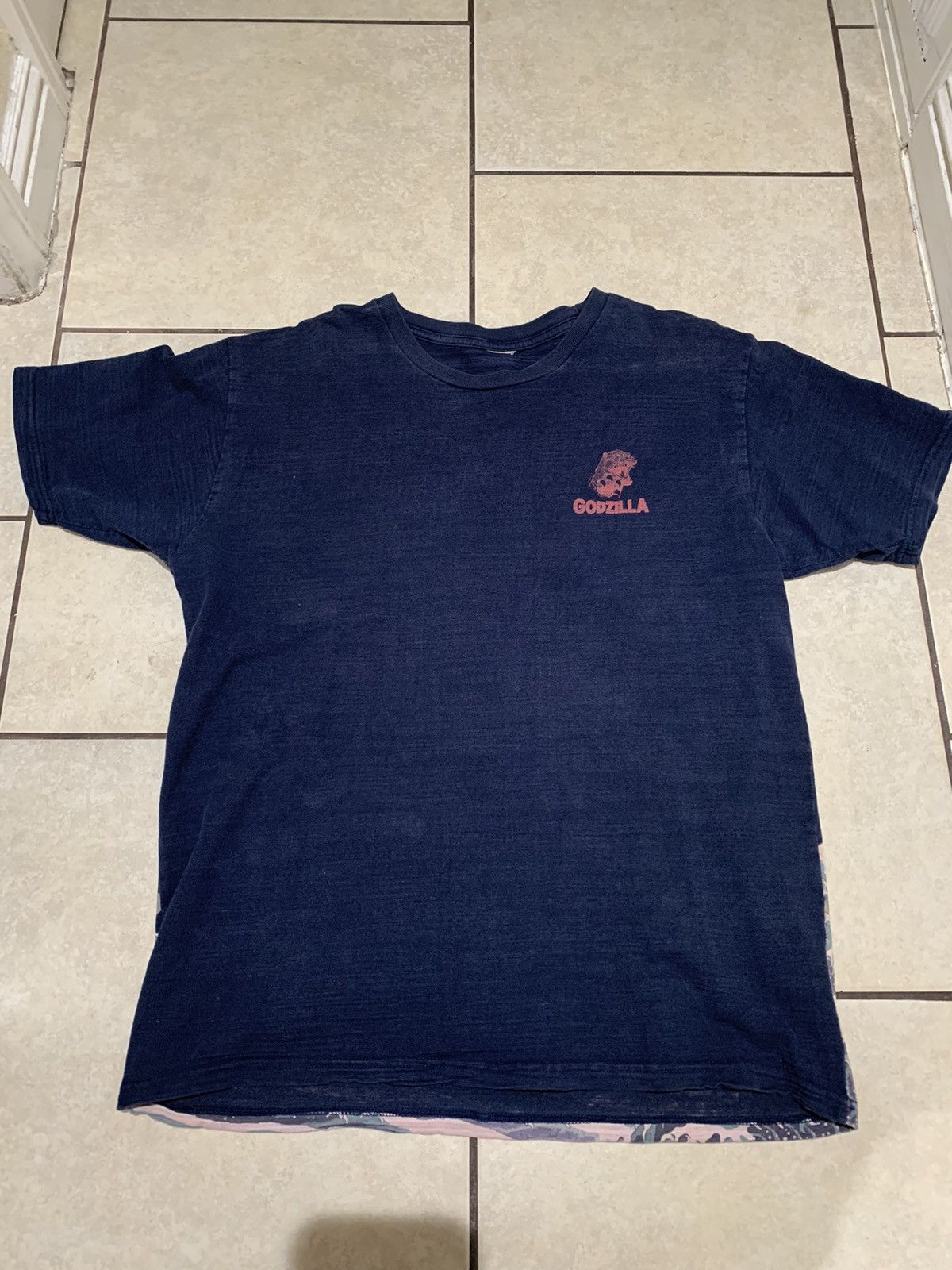 Japanese Brand Godzilla Tsunami Tee Size US L / EU 52-54 / 3 - 4 Thumbnail