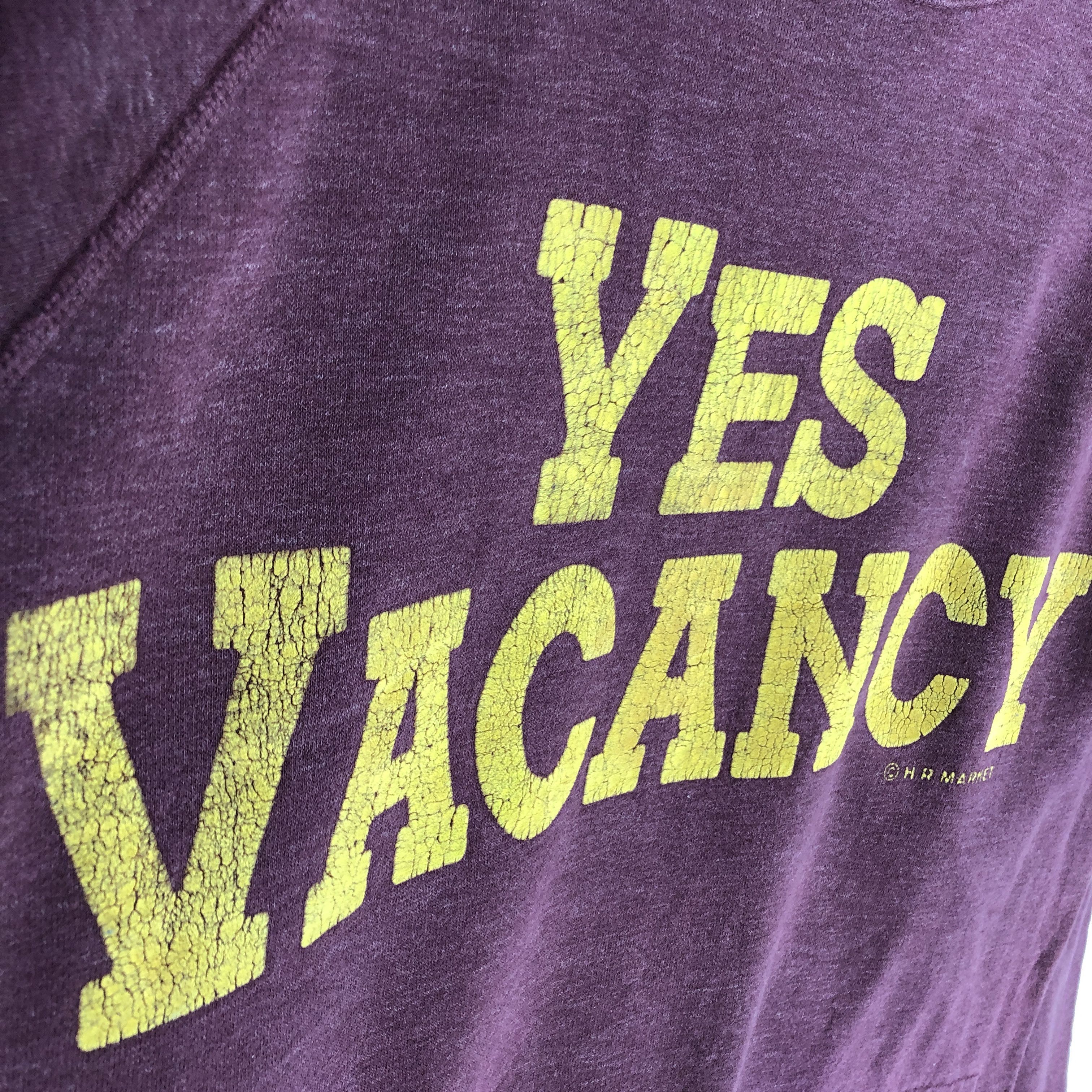 Japanese Brand Yes Vacancy by HR MARKET Crew Neck Sweatshirt #2468-86 Size US M / EU 48-50 / 2 - 5 Thumbnail