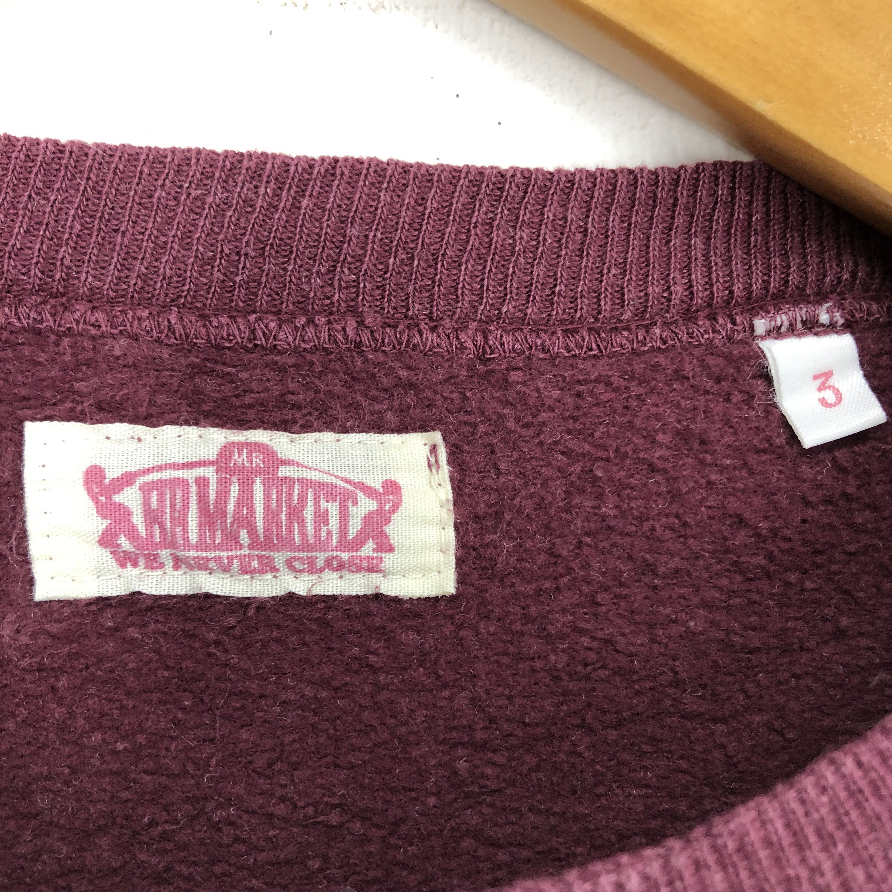 Japanese Brand Yes Vacancy by HR MARKET Crew Neck Sweatshirt #2468-86 Size US M / EU 48-50 / 2 - 6 Thumbnail