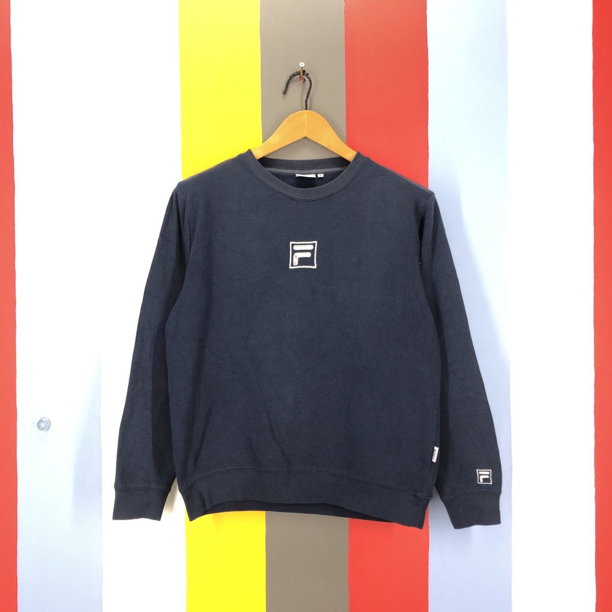 Fila FILA Crew Neck Sweatshirt Center Logo #1047/AK Size US M / EU 48-50 / 2 - 1 Thumbnail