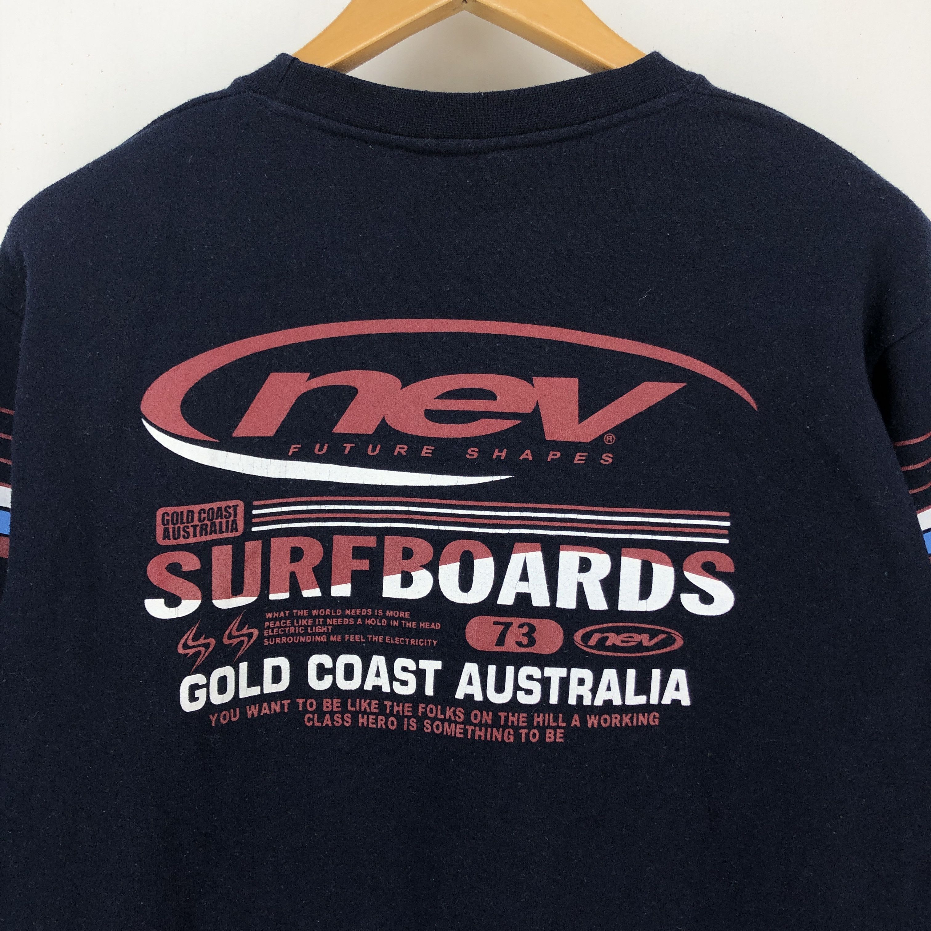 Other NEV SURFBOARD Gold Coast Australia Sweatshirt #1355-48 Size US M / EU 48-50 / 2 - 2 Thumbnail