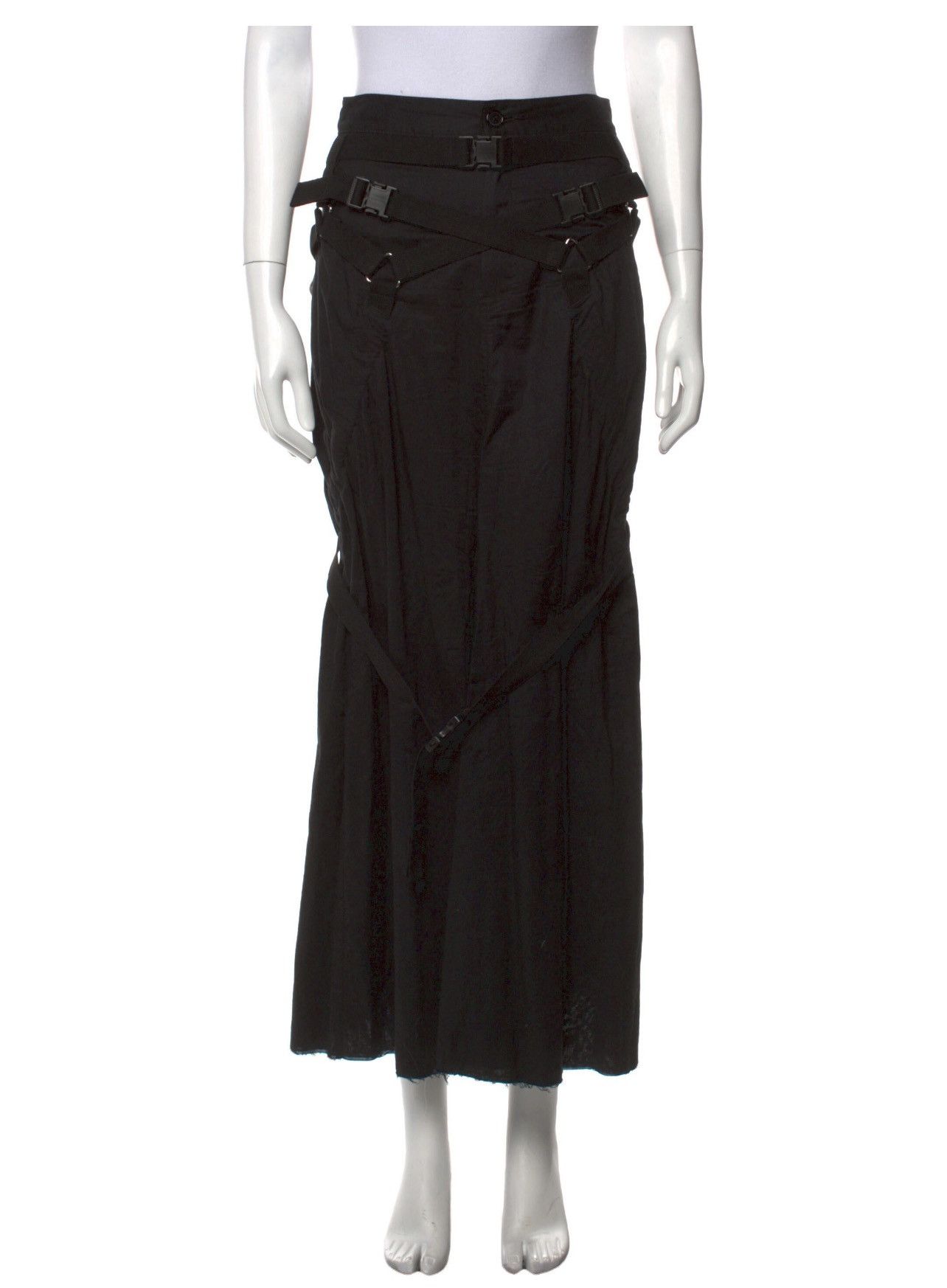 image of Comme Des Garcons x Junya Watanabe Parachute Skirt in Black, Women's (Size 26)