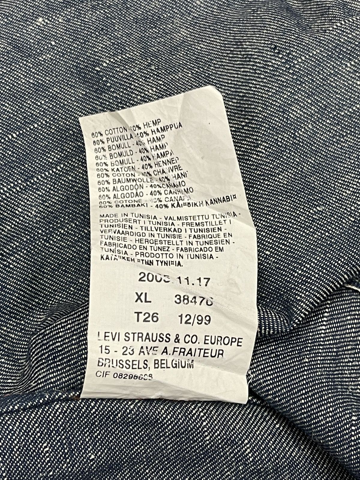 Levi's VINTAGE LEVIS RED CHAMBRAY COLLECTION Size US XL / EU 56 / 4 - 19 Thumbnail