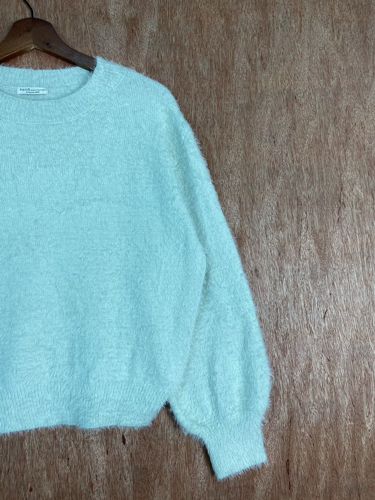 Homespun Knitwear × Japanese Brand DLS Earth Music & Ecology Shaggy Fur Mohair Knitwear #BB606 Size US S / EU 44-46 / 1 - 3 Thumbnail