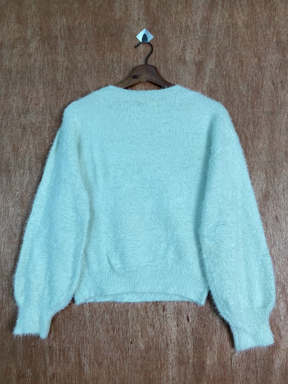 Homespun Knitwear × Japanese Brand DLS Earth Music & Ecology Shaggy Fur Mohair Knitwear #BB606 Size US S / EU 44-46 / 1 - 4 Thumbnail