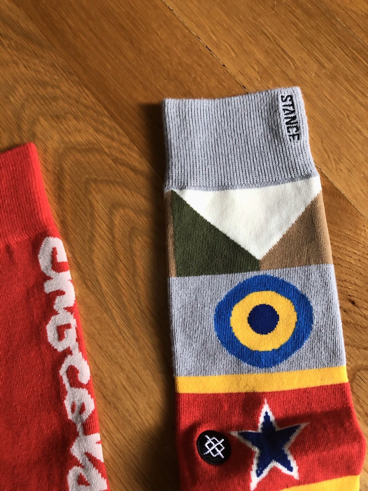 Chocolate Chocolate Skateboards X Stance socks flag socks Size ONE SIZE - 4 Thumbnail
