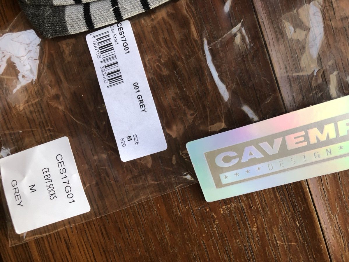 Cav Empt CAV EMPT C.E. striped logo socks Size ONE SIZE - 3 Thumbnail
