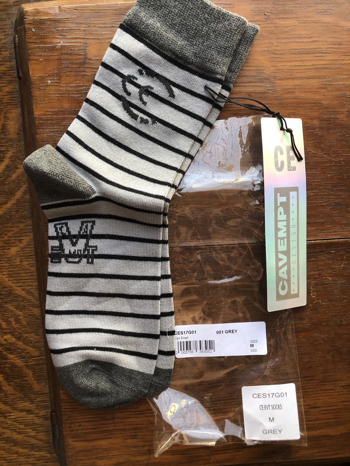 Cav Empt CAV EMPT C.E. striped logo socks Grailed