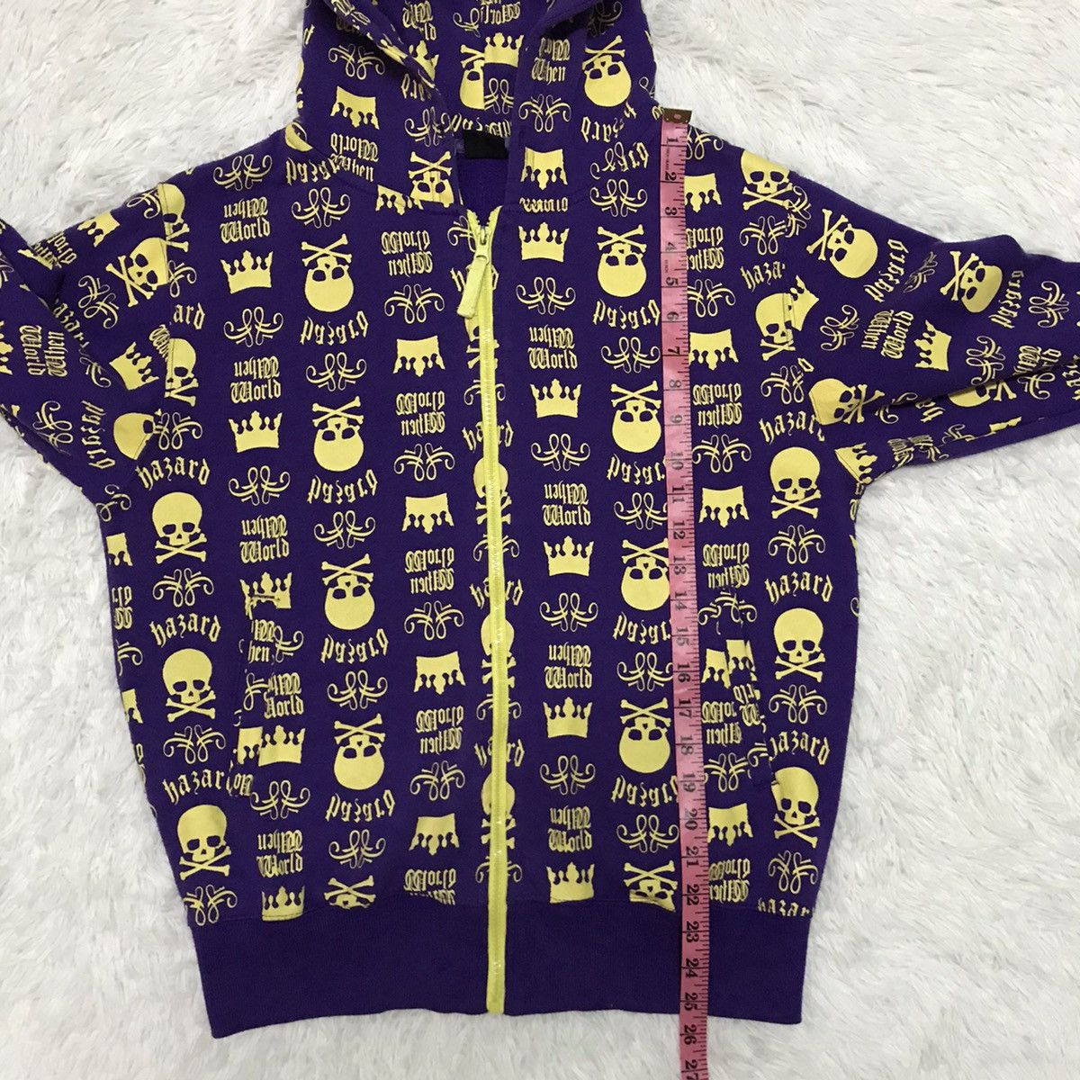 Japanese Brand Full Skulls Printed Sweater Jacket Hoodie Size US M / EU 48-50 / 2 - 18 Thumbnail