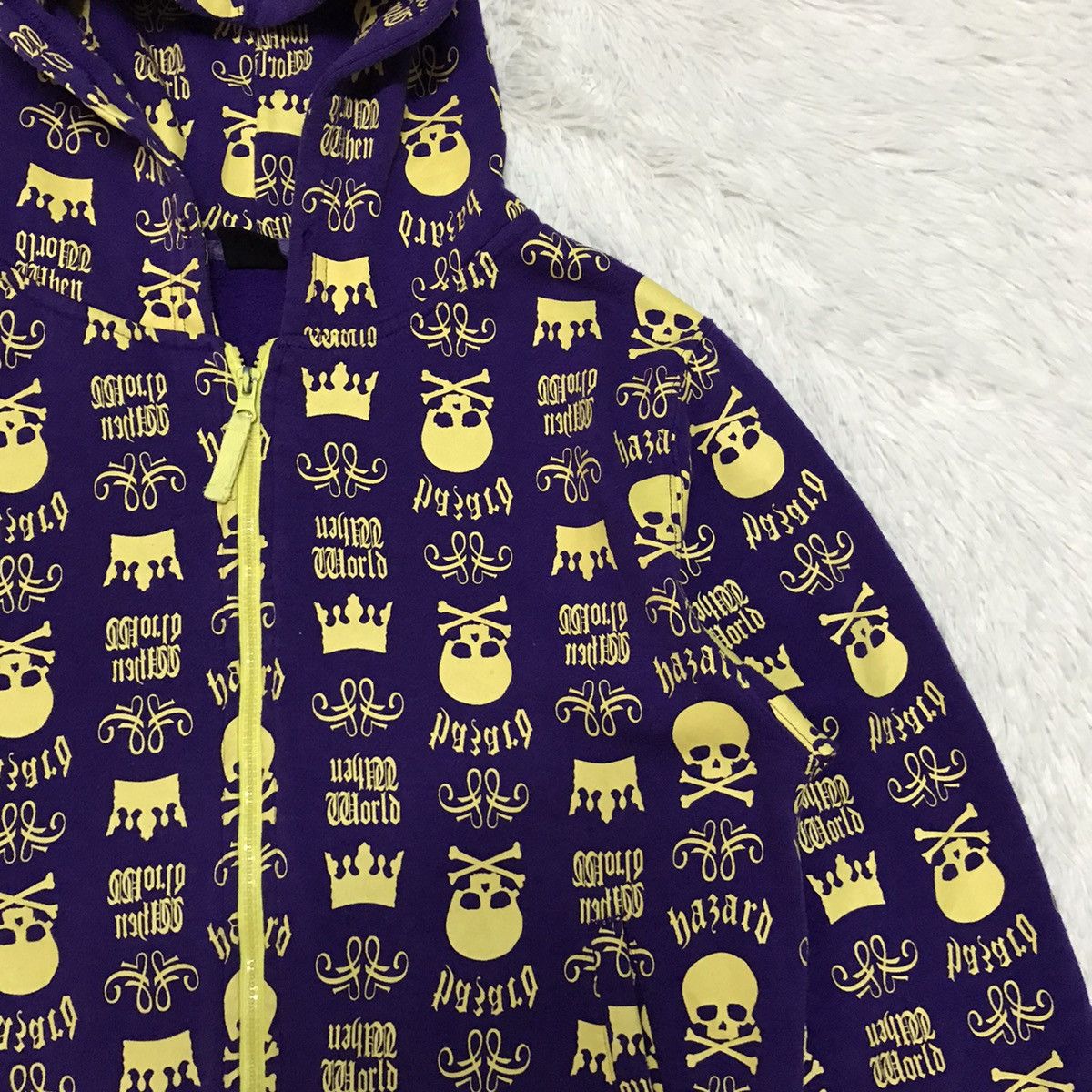 Japanese Brand Full Skulls Printed Sweater Jacket Hoodie Size US M / EU 48-50 / 2 - 5 Thumbnail