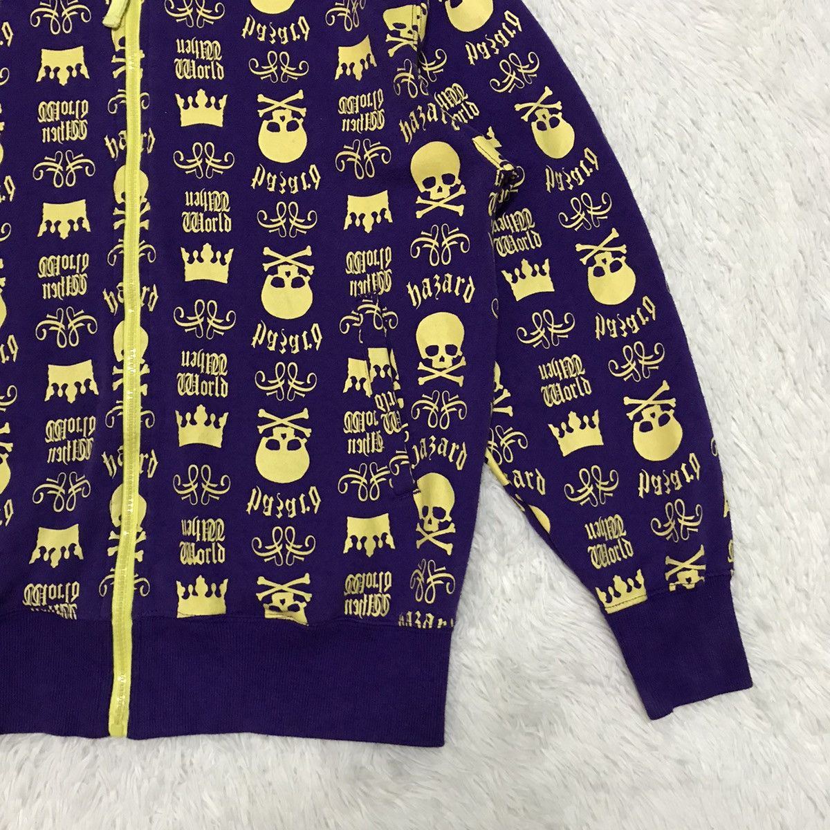 Japanese Brand Full Skulls Printed Sweater Jacket Hoodie Size US M / EU 48-50 / 2 - 4 Thumbnail