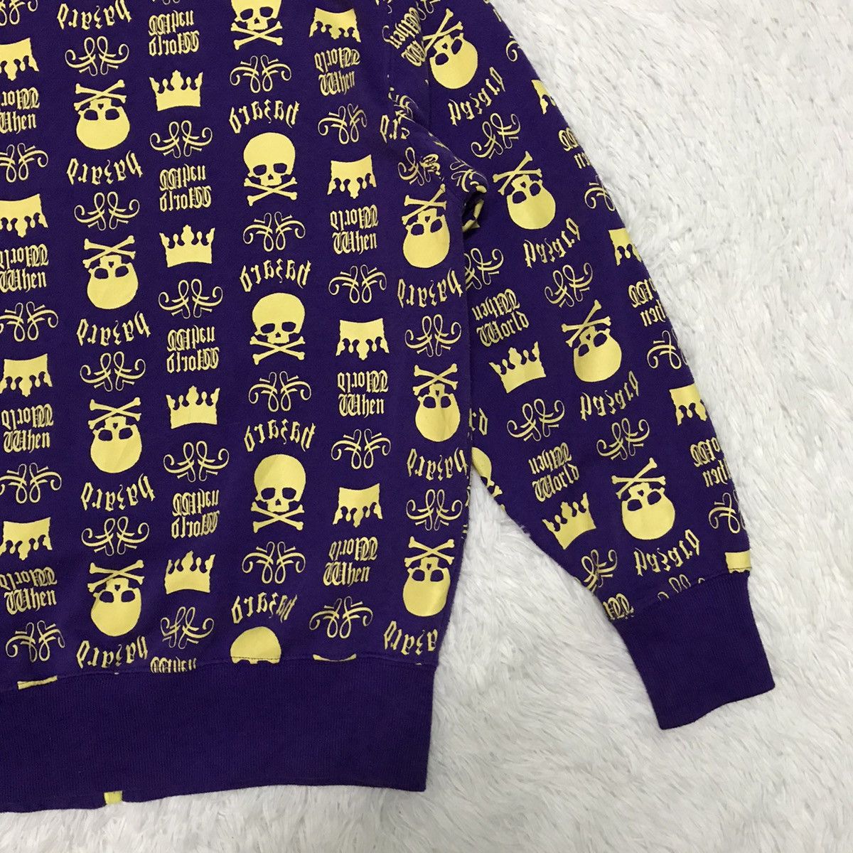 Japanese Brand Full Skulls Printed Sweater Jacket Hoodie Size US M / EU 48-50 / 2 - 9 Thumbnail