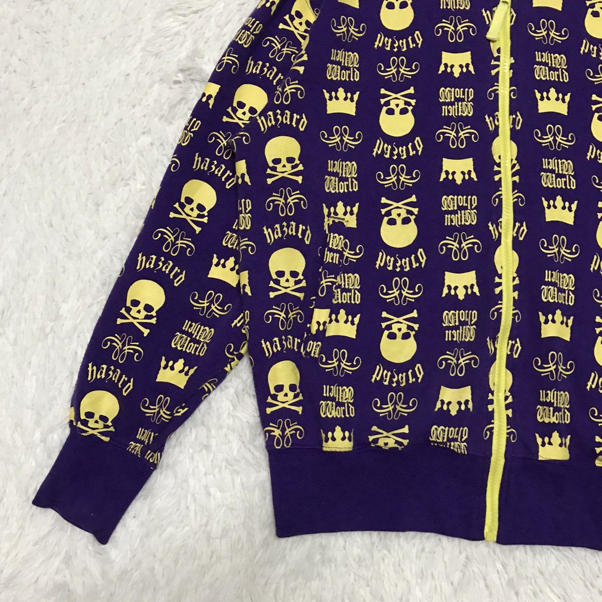 Japanese Brand Full Skulls Printed Sweater Jacket Hoodie Size US M / EU 48-50 / 2 - 3 Thumbnail