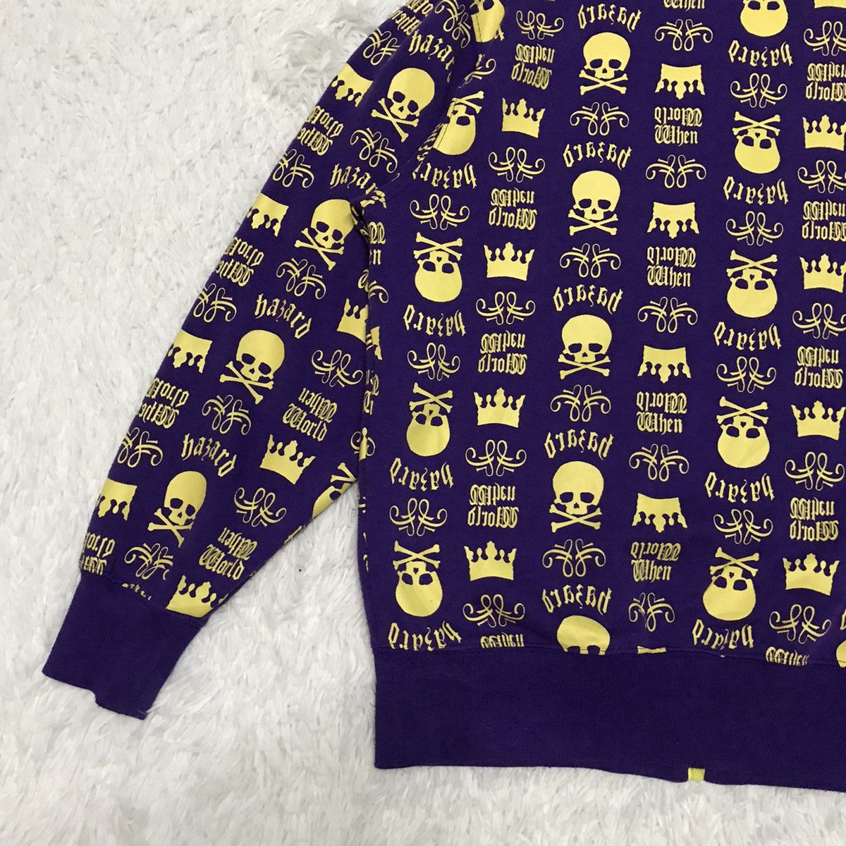 Japanese Brand Full Skulls Printed Sweater Jacket Hoodie Size US M / EU 48-50 / 2 - 8 Thumbnail
