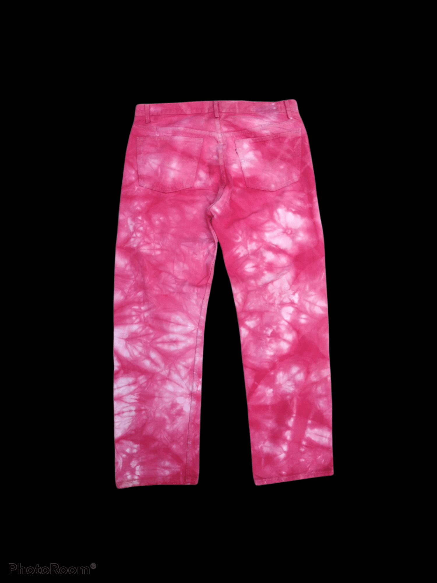 Levi's Vintage Clothing × Vintage DiSTRESSED LEVIS 501 TIE DYE HIPPES 90s STYLE Size US 37 - 2 Thumbnail