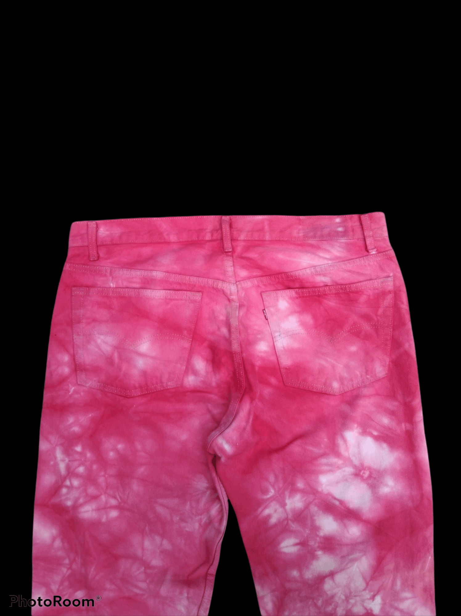 Levi's Vintage Clothing × Vintage DiSTRESSED LEVIS 501 TIE DYE HIPPES 90s STYLE Size US 37 - 4 Thumbnail