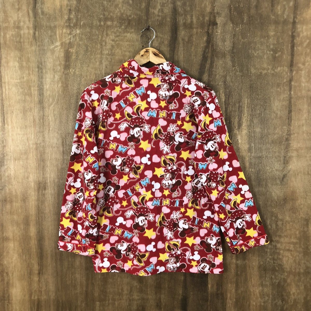 Disney × Mickey Mouse DLL Disney Minie Mickey Red pyjama full print #009 Size M / US 6-8 / IT 42-44 - 9 Thumbnail