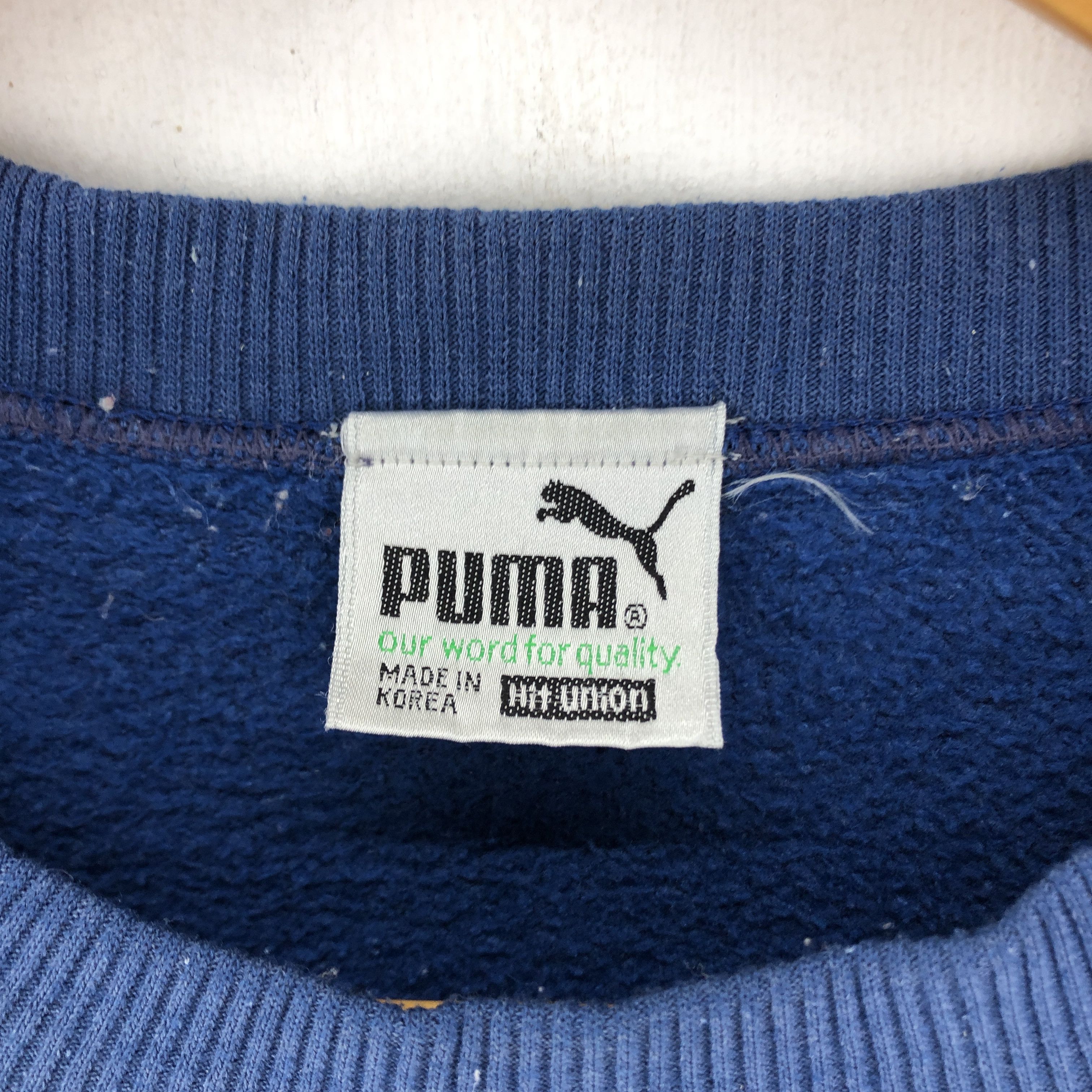Puma Vintage PUMA by HIT UNION Crew Neck Sweatshirt #1907-42 Size US M / EU 48-50 / 2 - 5 Thumbnail