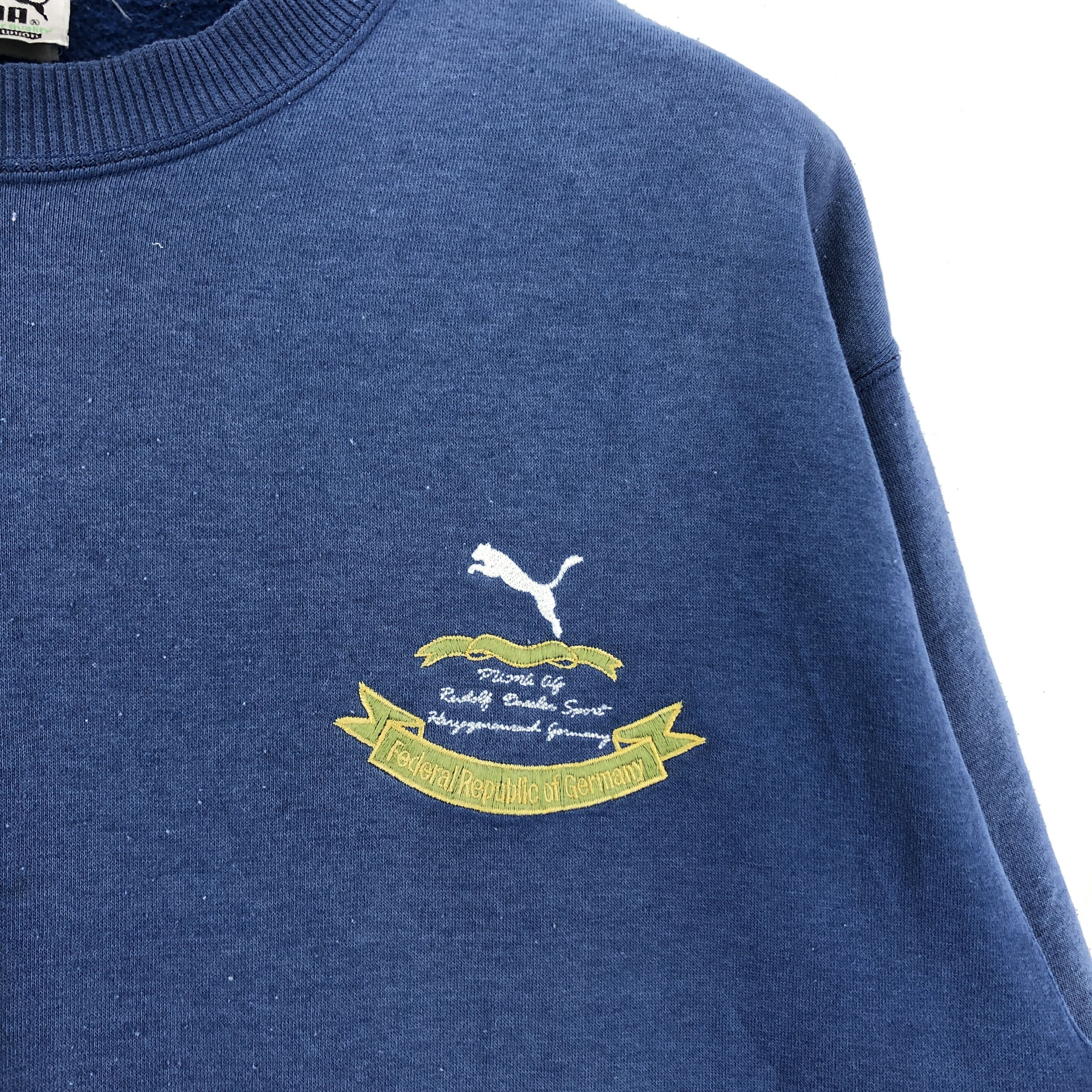 Puma Vintage PUMA by HIT UNION Crew Neck Sweatshirt #1907-42 Size US M / EU 48-50 / 2 - 2 Thumbnail